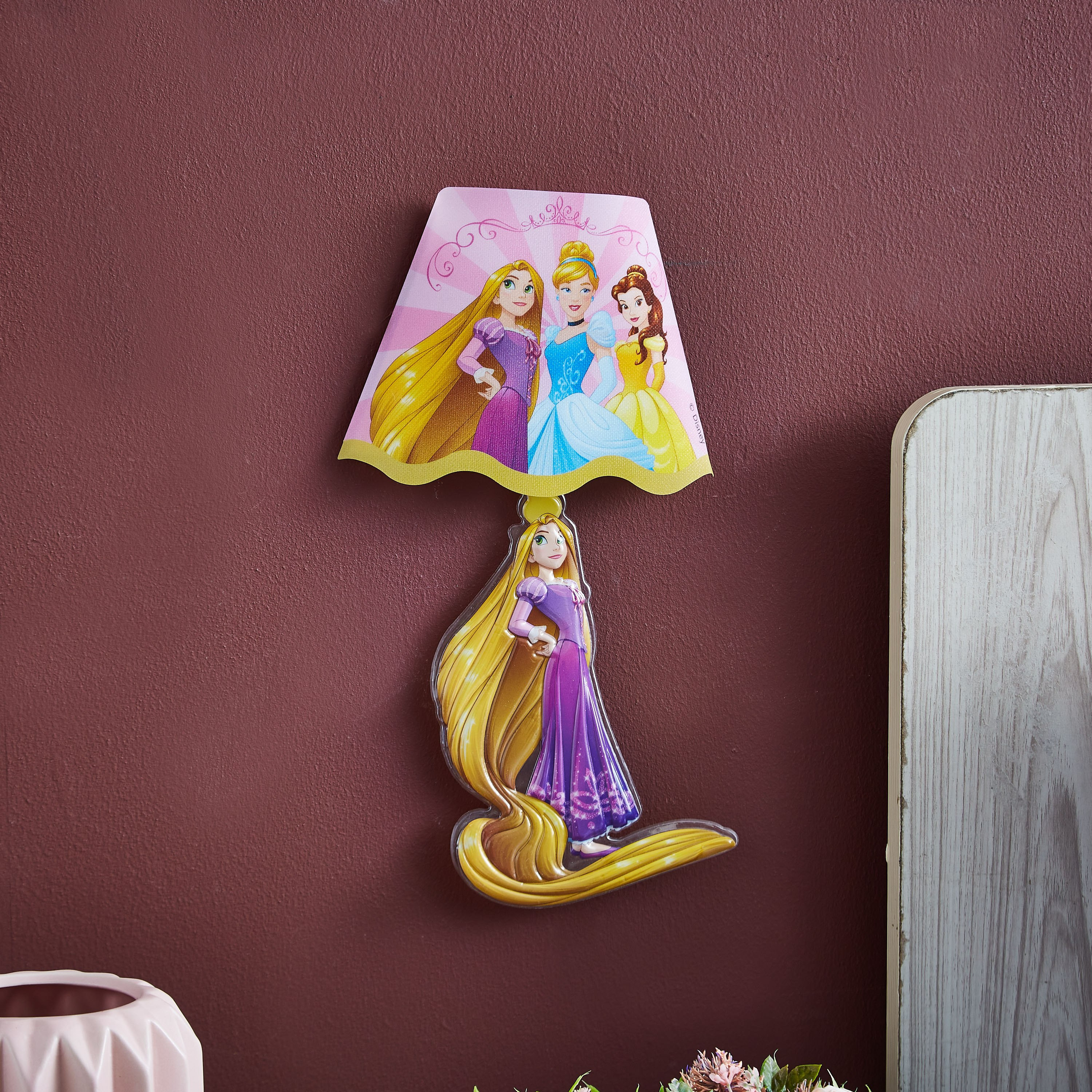 Princess and Friends LED Wall Night Light - 24.5x24.5 cm-hbxhomeware-hbxkidsandyouth-image-1