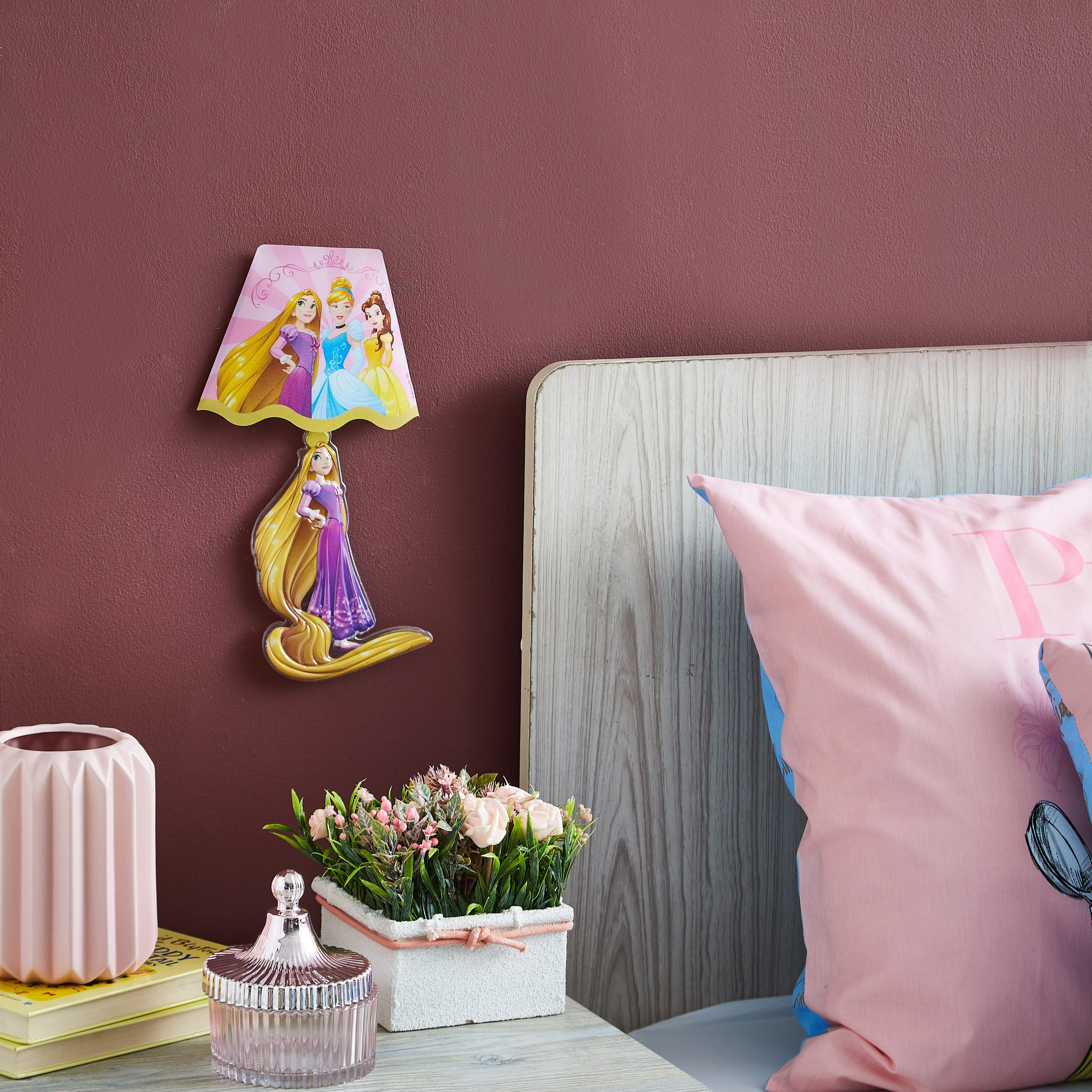 Princess and Friends LED Wall Night Light - 24.5x24.5 cm-hbxhomeware-hbxkidsandyouth-image-4
