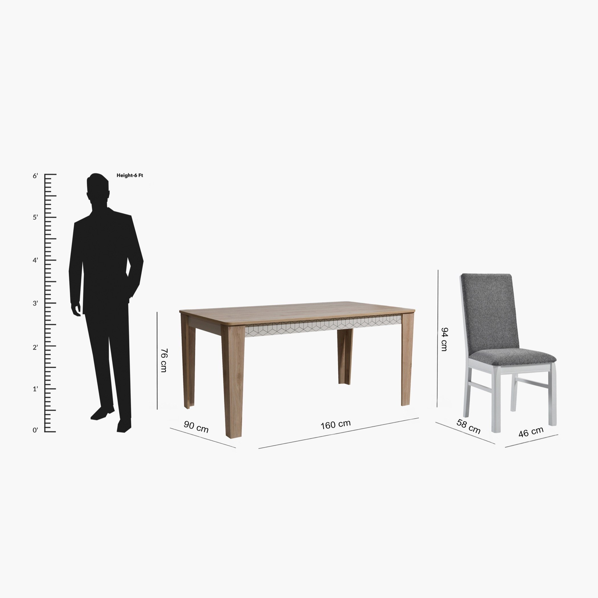 طقم سفرة 6 مقاعد من باندورا-hbxfurniture-diningtablesandsets-diningsets-sixseater-image-9