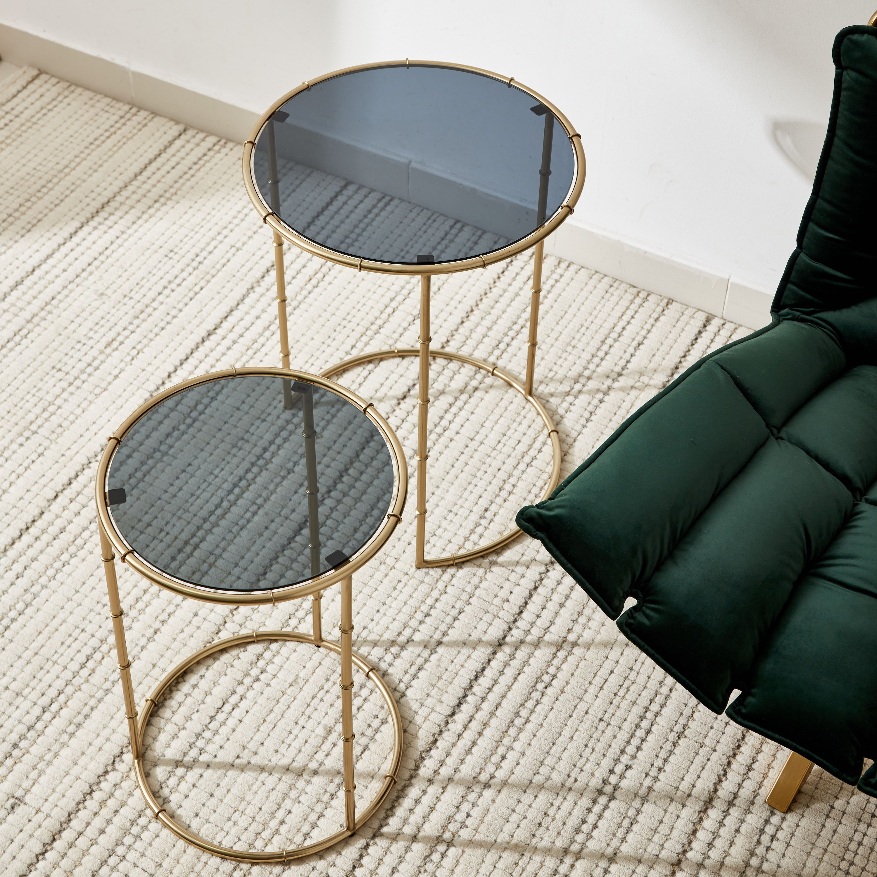 طاولات متداخلة من سامنثا - طقم من قطعتين-hbxfurniture-livingroom-nestingtables-image-3