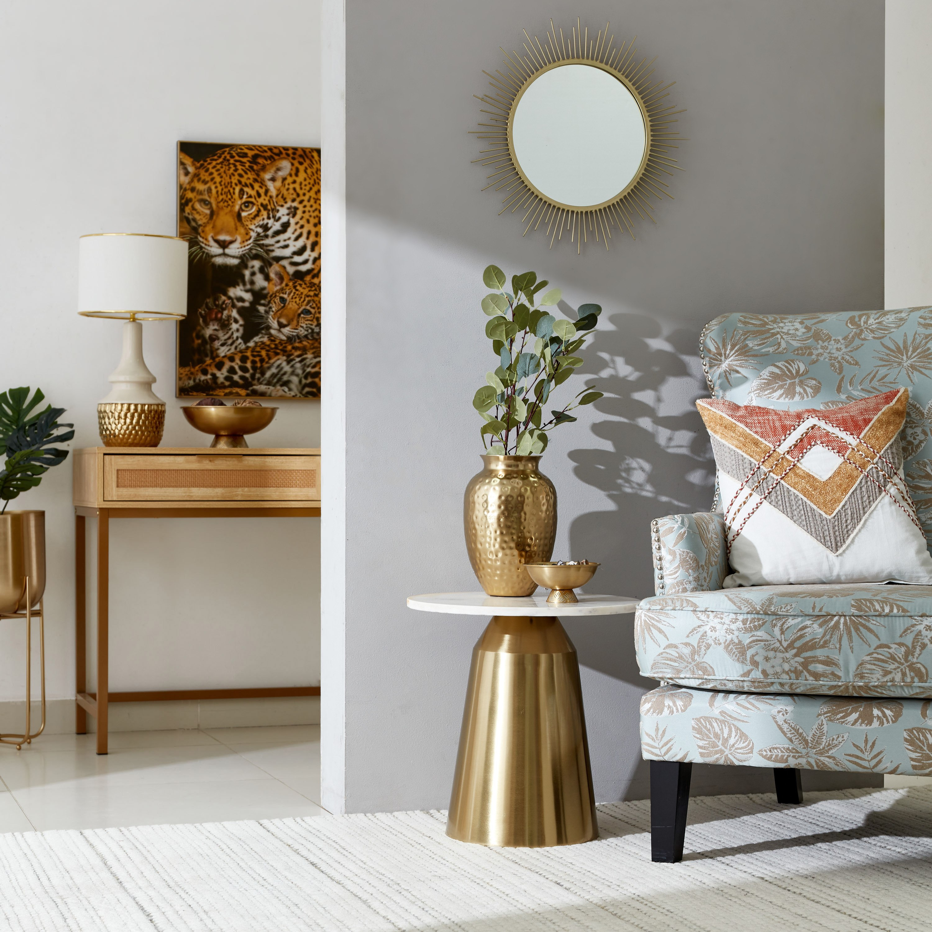 طاولة جانبية مزينة بسطح رخامي من ميسي-hbxfurniture-livingroom-endtables-image-5