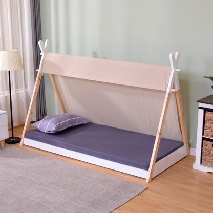 Vanilla Single House Bed with Tent - 90x190 cm-Beds-image-2