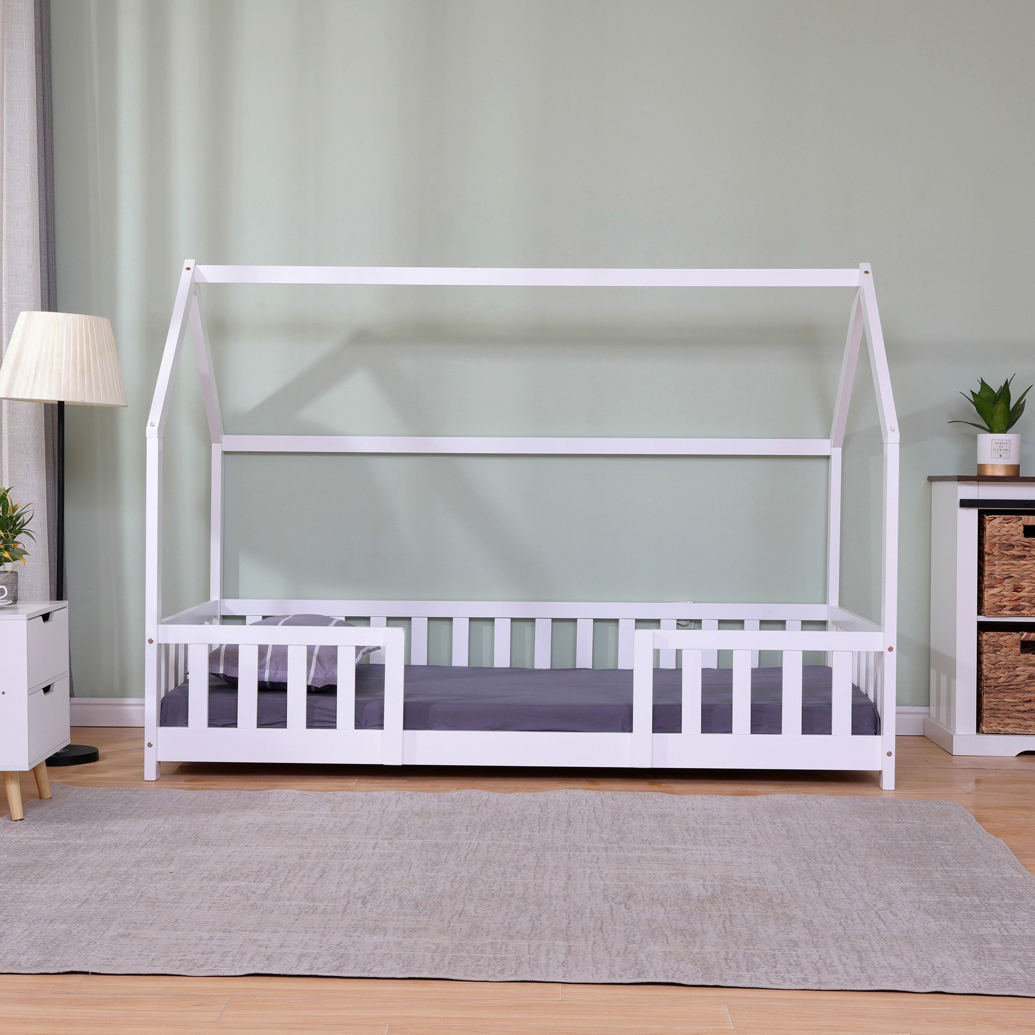 سرير فردي بتصميم منزل - هامبتون من موڤو - 90x190 سم-hbxfurniture-bedsandbedsets-beds-single-image-2