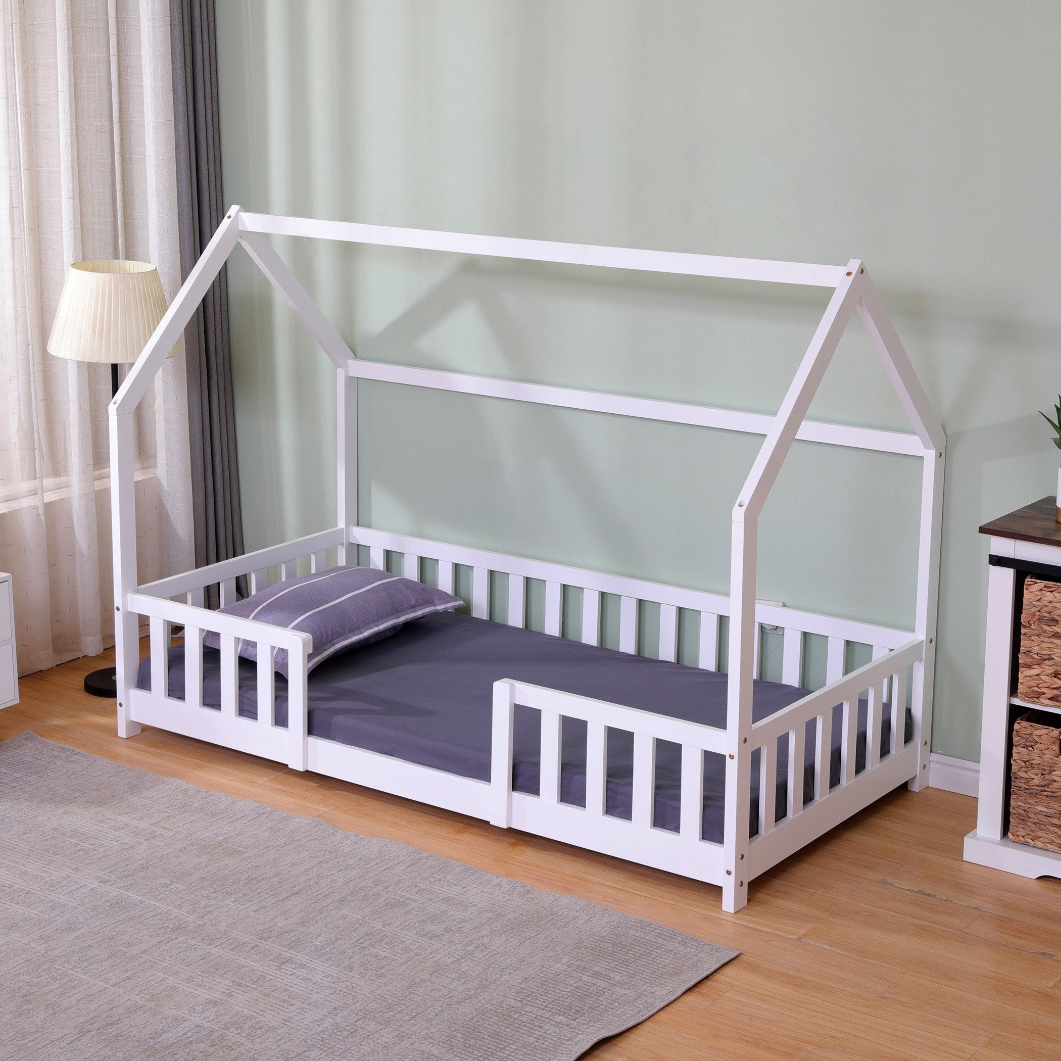 سرير فردي بتصميم منزل - هامبتون من موڤو - 90x190 سم-hbxfurniture-bedsandbedsets-beds-single-image-5