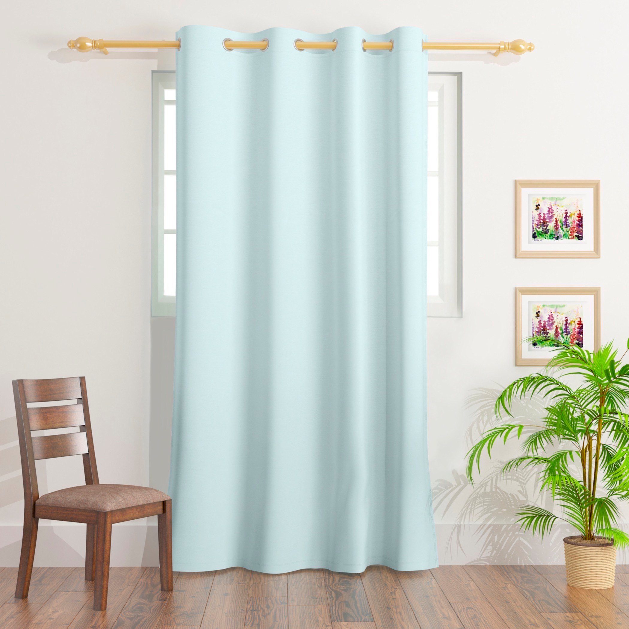 Atlanta Single Jacquard Window Curtain - 140x160 cm-hbxhomeware-hbxdecorandfurnishings-image-1