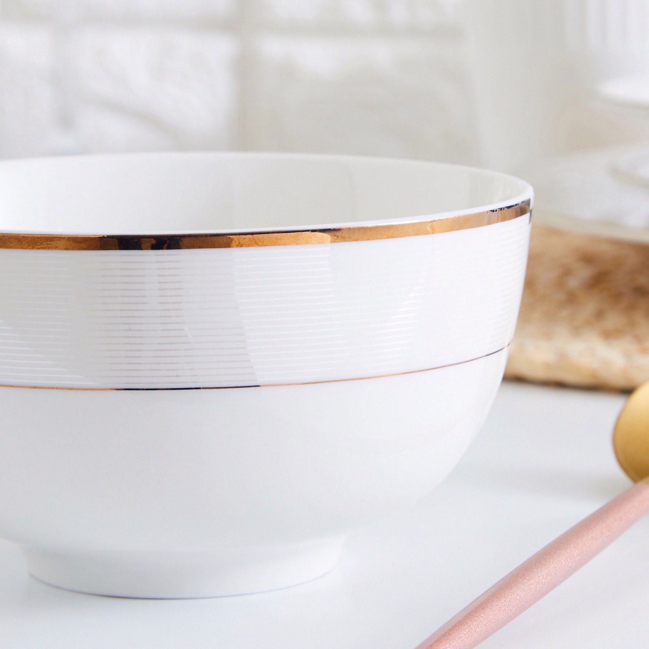 وعاء حبوب مضلع ذهبي - 12.7 سم-hbxdecorandfurnishings-tabletop-crockery-image-3