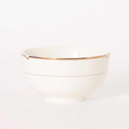 Golden Ribbed Cereal Bowl - 12.7 cm-Crockery-image-4