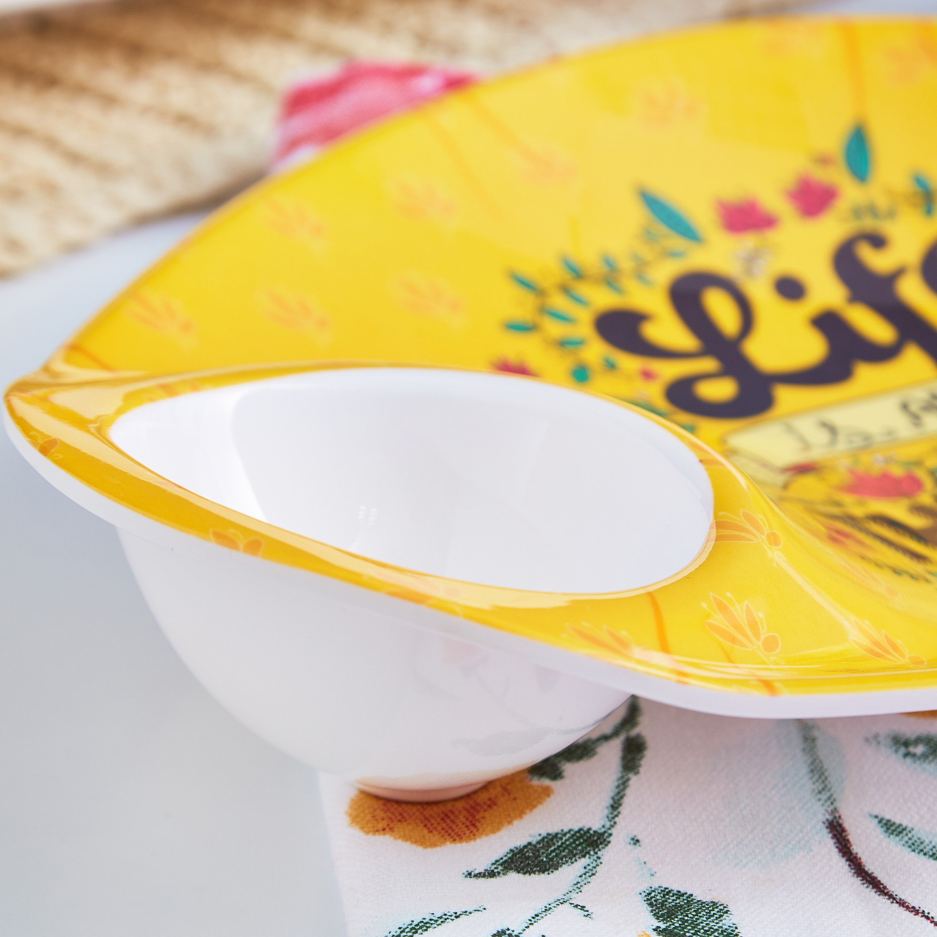 صحن تغميس بطبعات لايف من إندي فايب- 25.5 سم-hbxdecorandfurnishings-tabletop-serveware-image-2