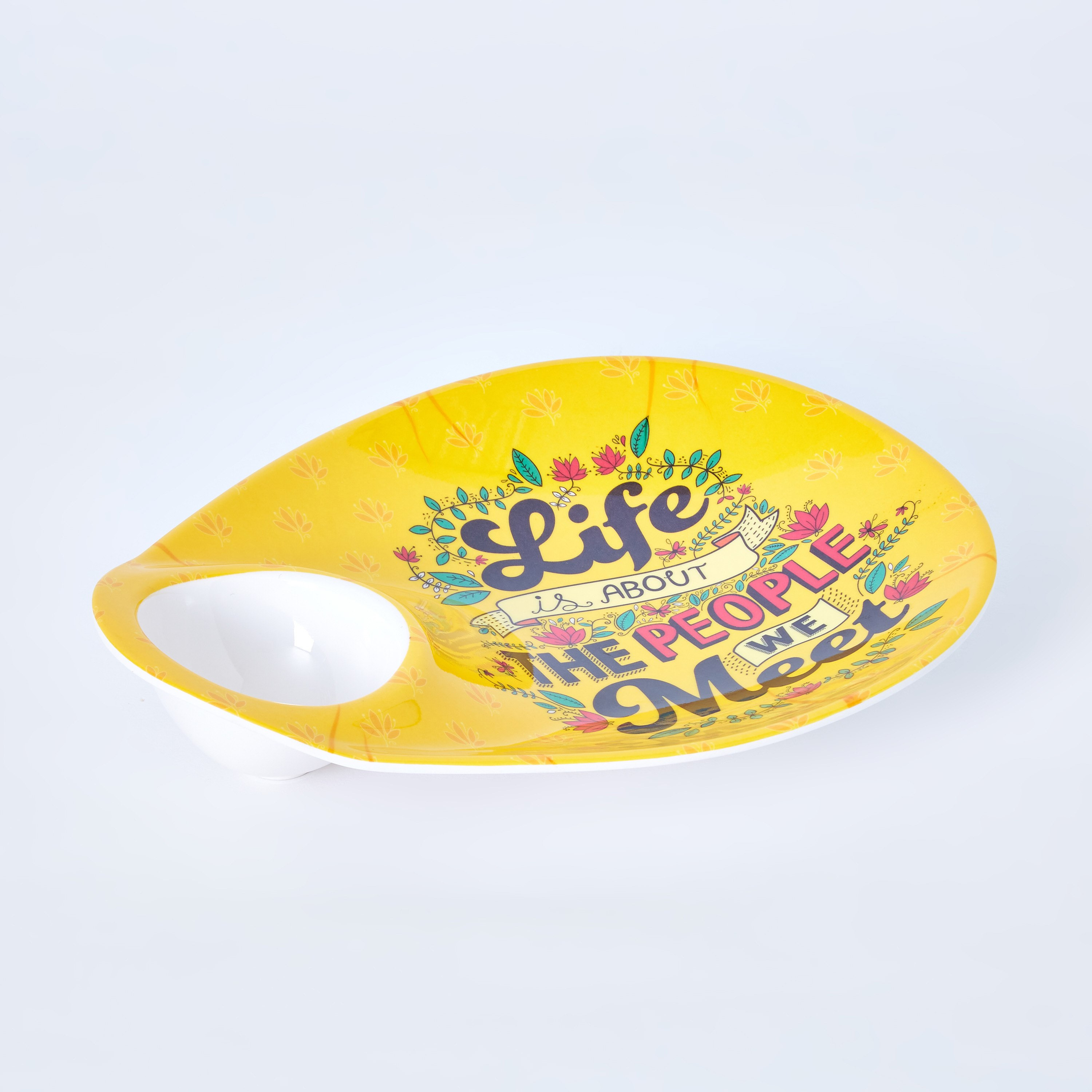صحن تغميس بطبعات لايف من إندي فايب- 25.5 سم-hbxdecorandfurnishings-tabletop-serveware-image-4