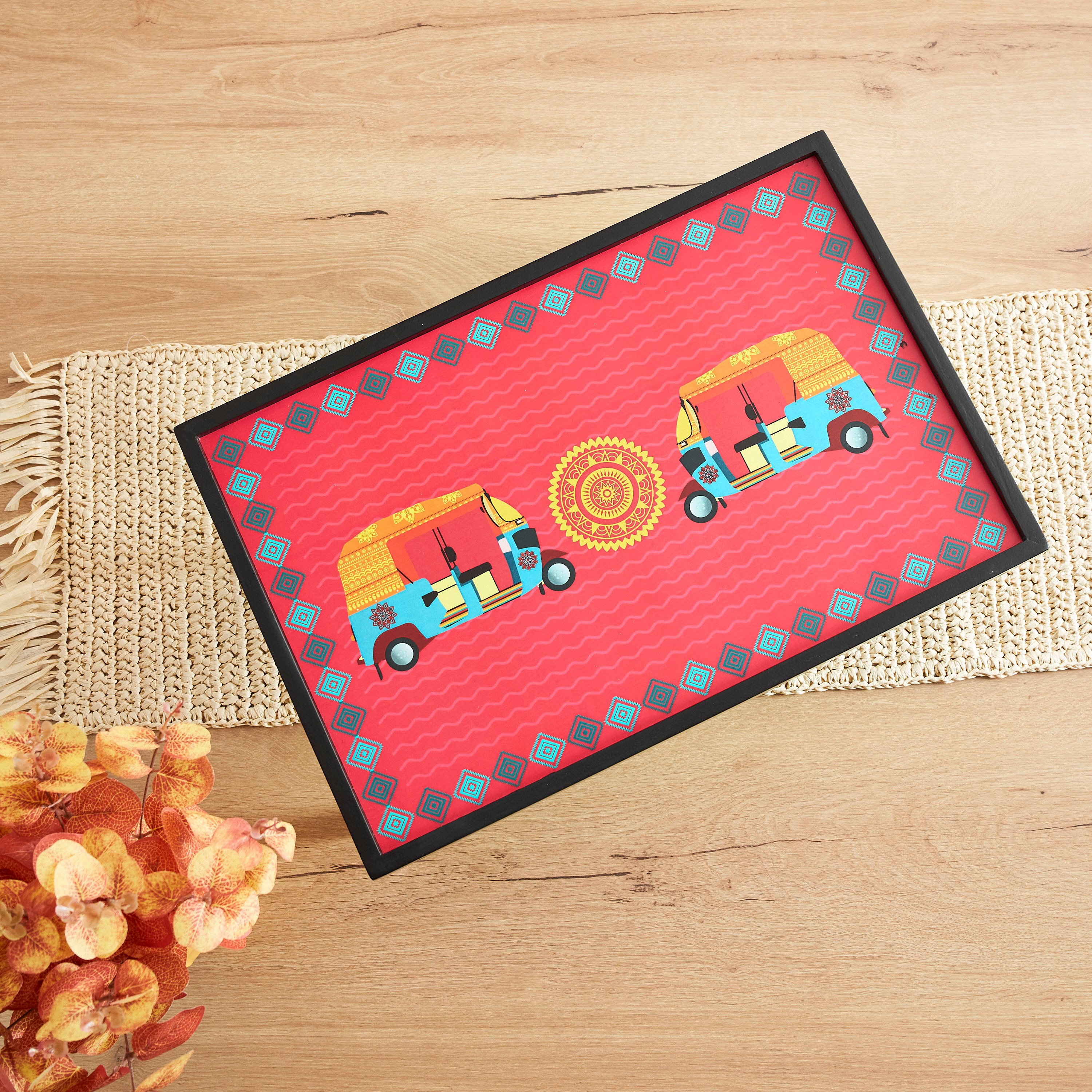 طاولة إفطار خشبية من إندي فايب بأرجل قابلة للطي - 45x30x5 سم-hbxdecorandfurnishings-tabletop-serveware-image-2