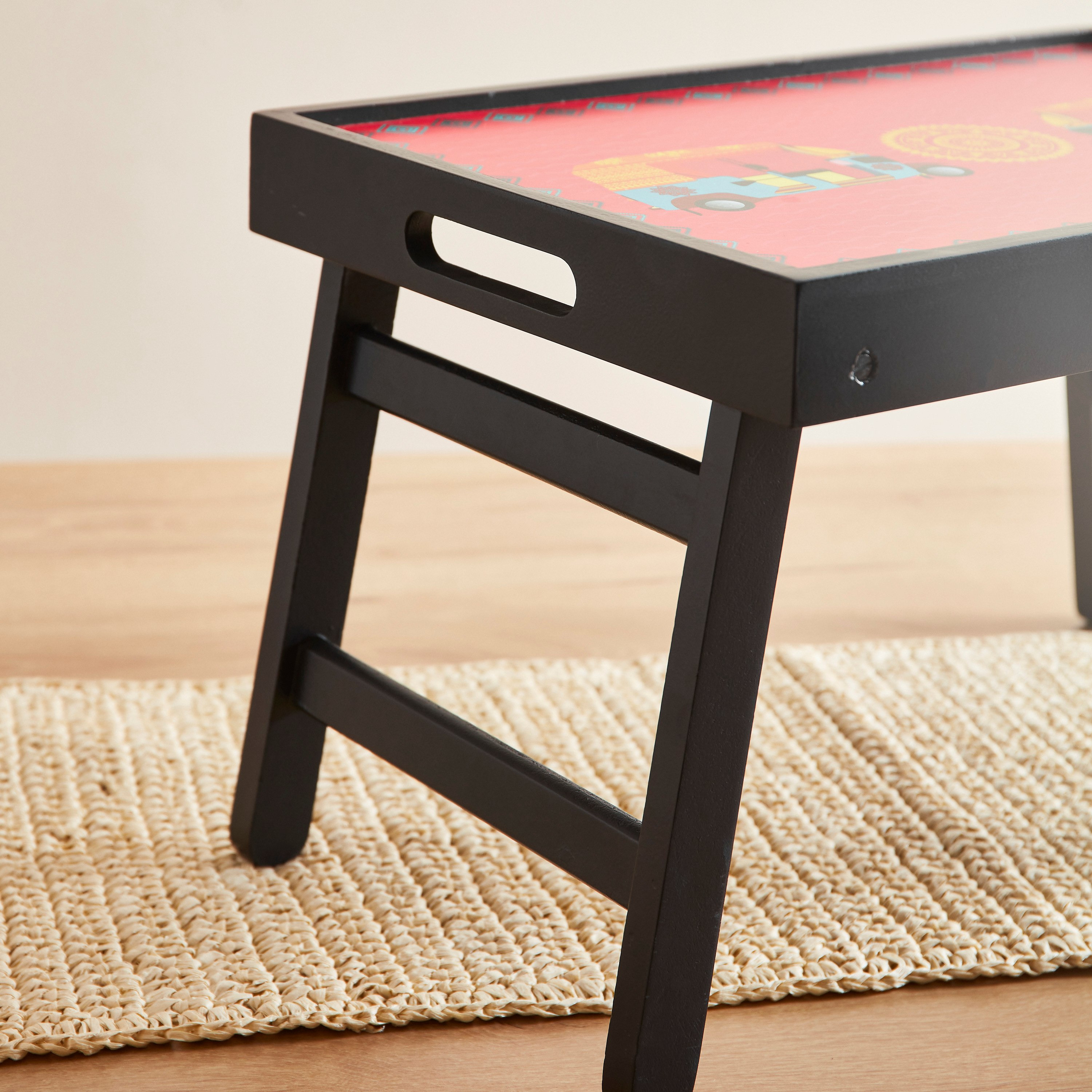 طاولة إفطار خشبية من إندي فايب بأرجل قابلة للطي - 45x30x5 سم-hbxdecorandfurnishings-tabletop-serveware-image-4