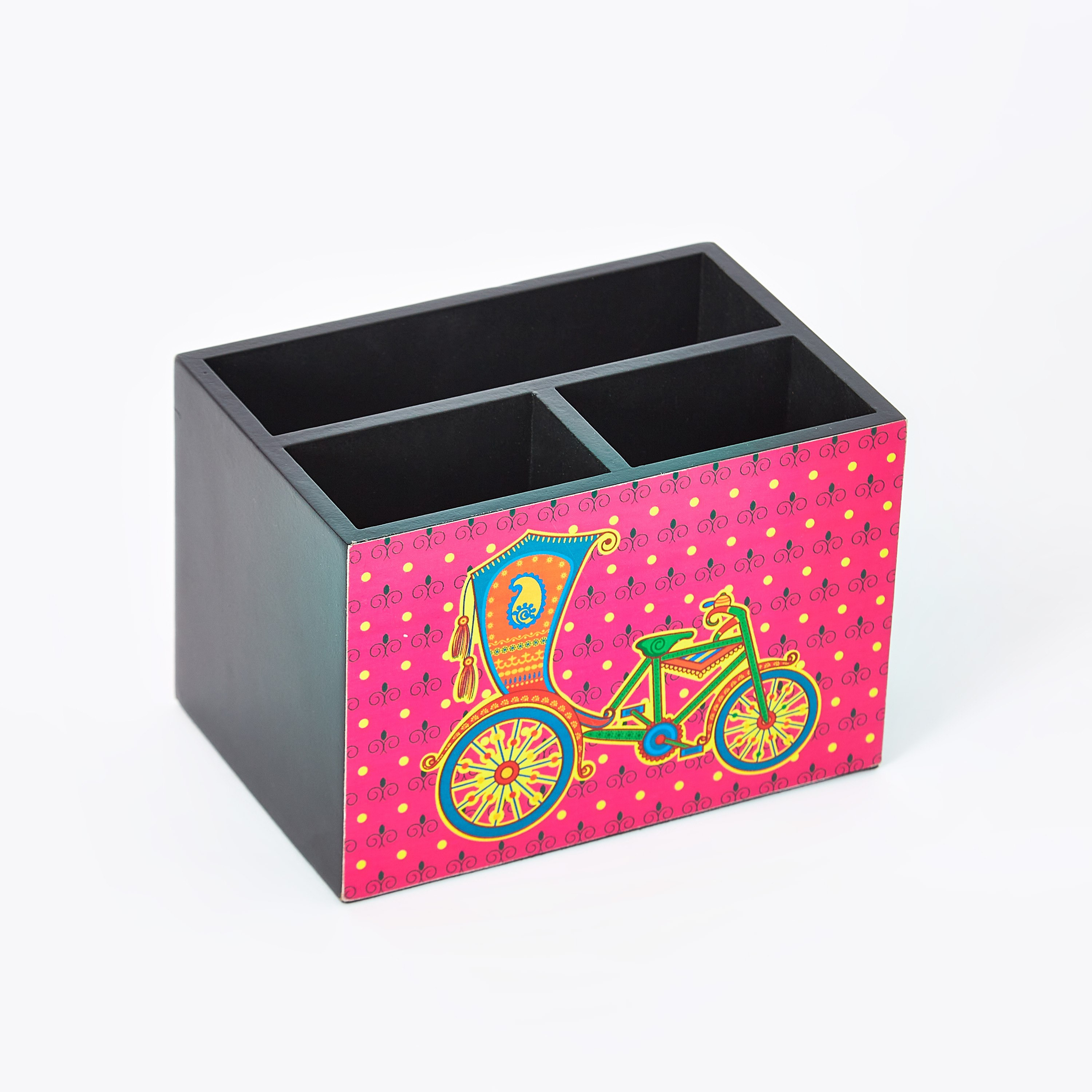 حامل أدوات مائدة خشبي ثلاثة أقسام من إندي فايب - 15×10×10 سم-hbxhomeware-hbxkitchen-image-5