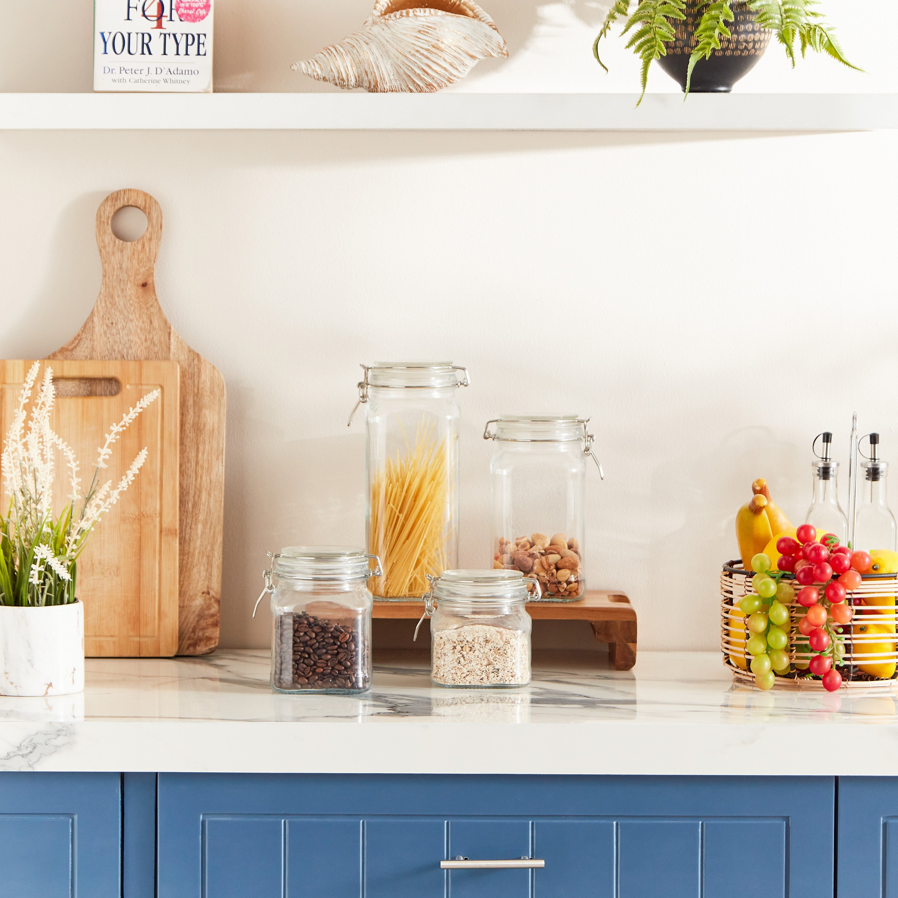 Lock & Lock Clip Glass Canister - 2 L-hbxhomeware-hbxkitchen-image-5