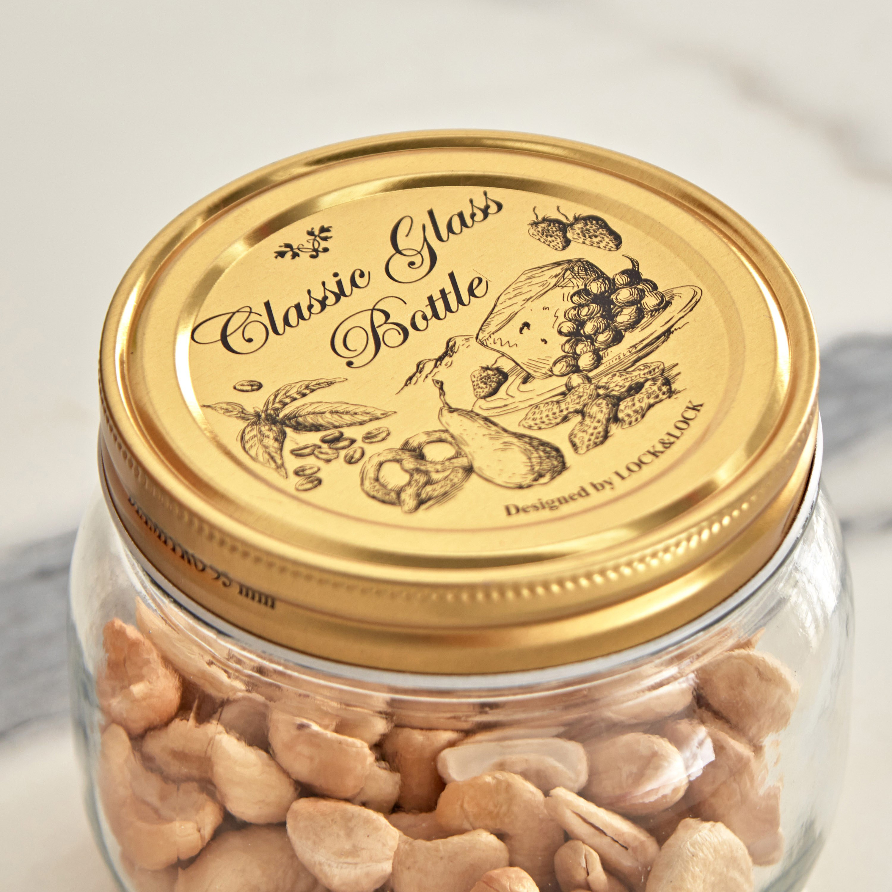 Lock & Lock Round Glass Canister - 500 ml-hbxhomeware-hbxkitchen-image-3