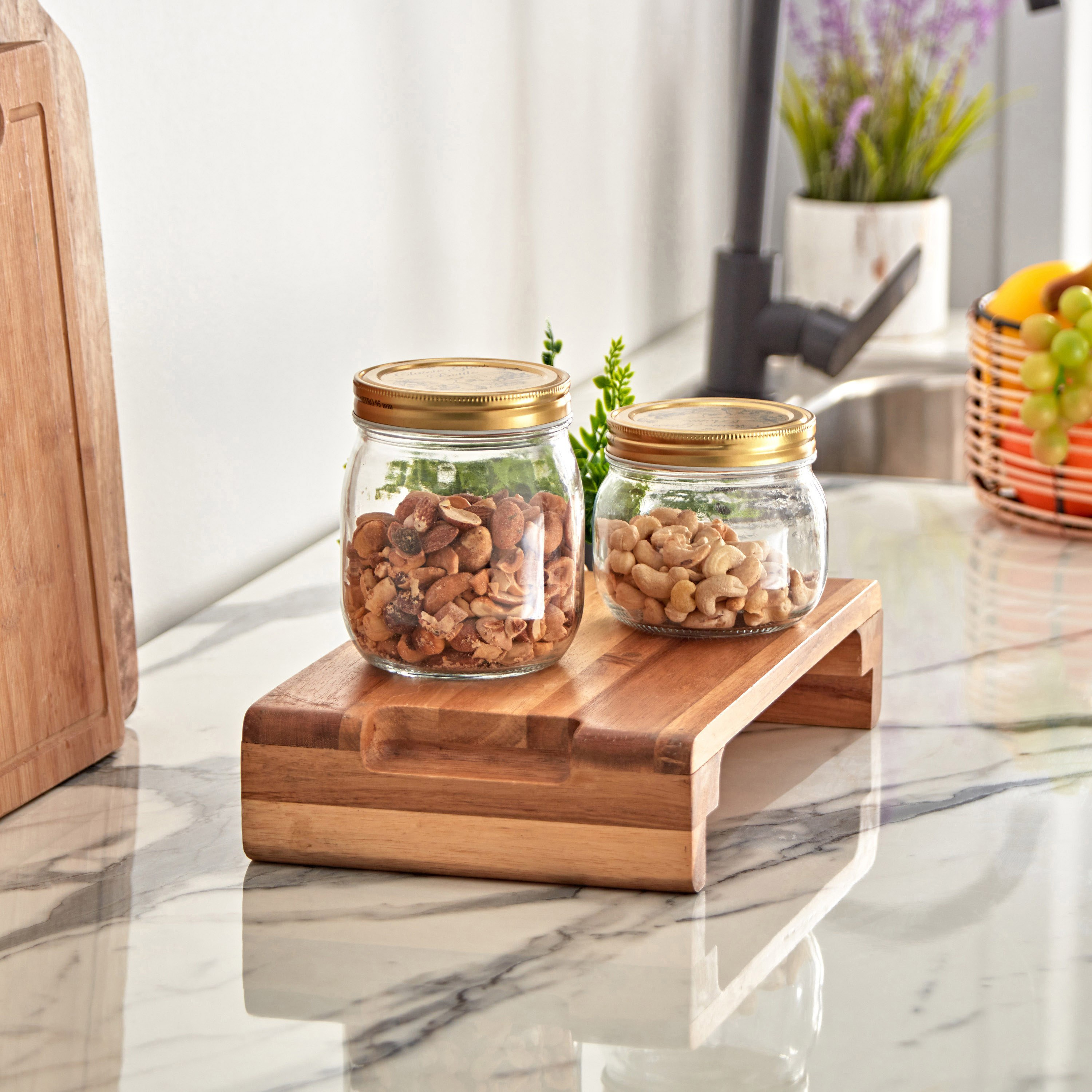 Lock & Lock Round Glass Canister - 500 ml-hbxhomeware-hbxkitchen-image-5