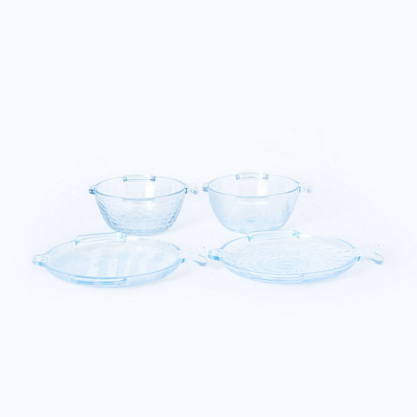 Aroha 4-Piece Glass Serving Set-Glassware-image-6