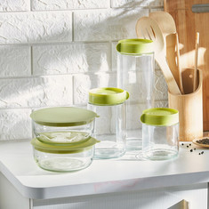 Aroha Glass Storage Jar - Set of 5