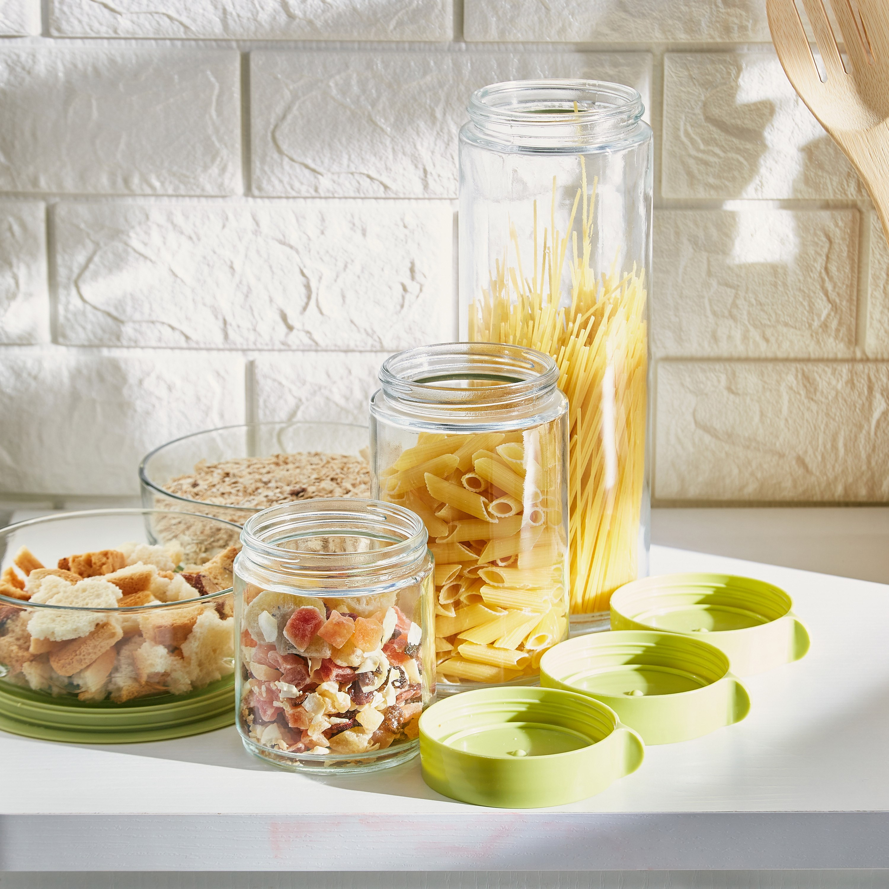 برطمان تخزين زجاج من أروها - طقم من 5 قطع-hbxhomeware-hbxkitchen-image-3