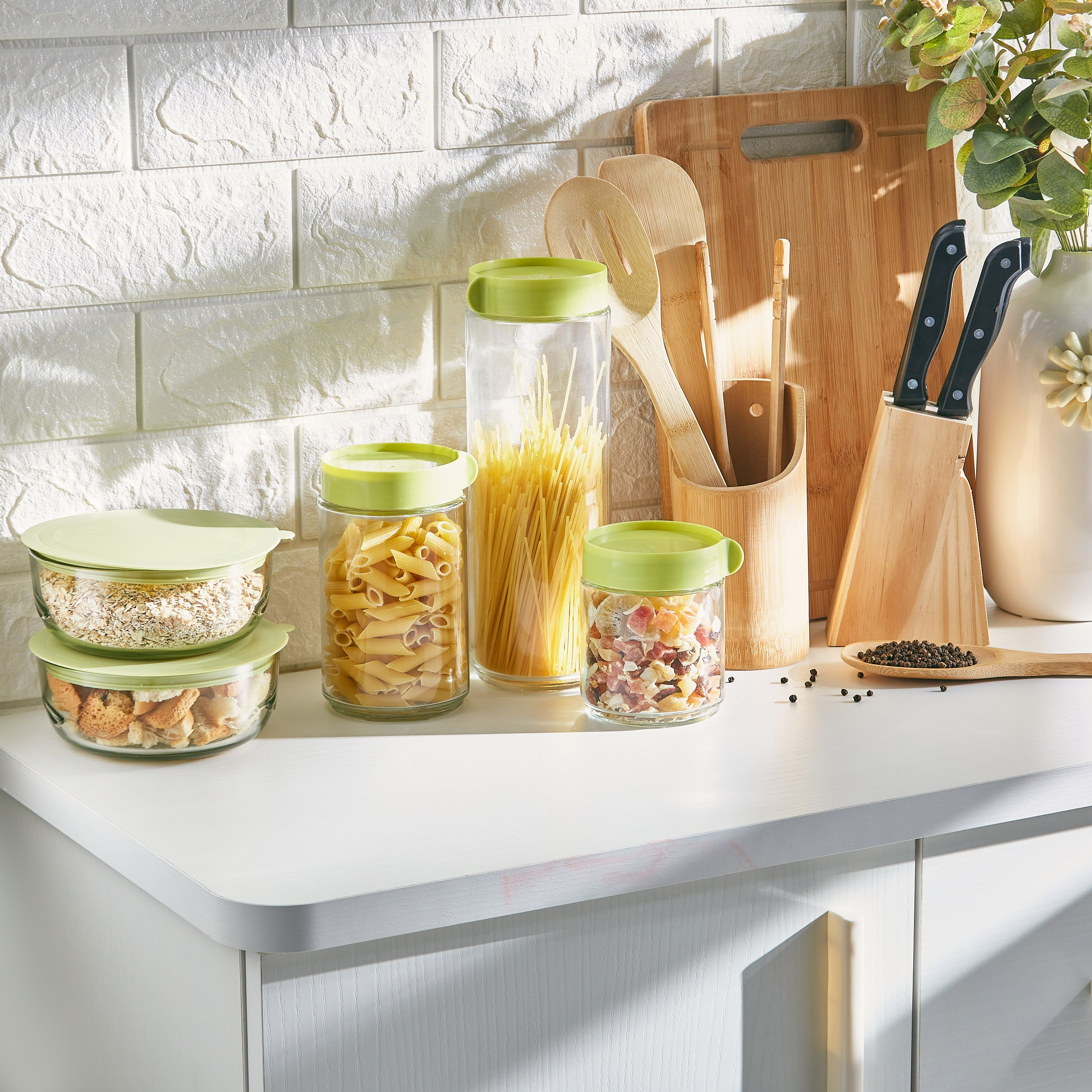 برطمان تخزين زجاج من أروها - طقم من 5 قطع-hbxhomeware-hbxkitchen-image-5
