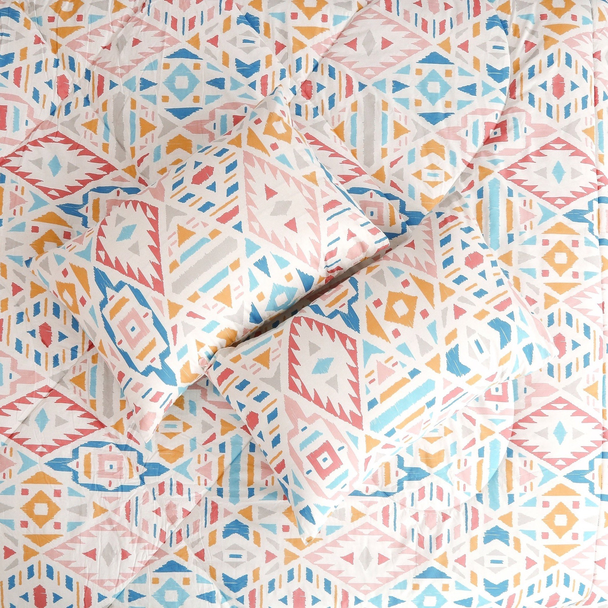 Madison Greta 3-Piece Cotton Printed Twin Comforter Set - 160x220 cm-hbxhomeware-hbxdecorandfurnishings-image-2