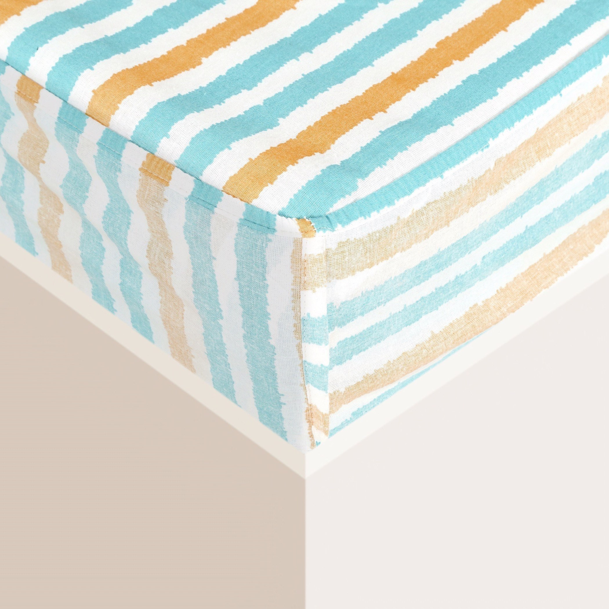 شرشف مطّاطي كوين قطني بطبعات من ماديسون جريتا - 150x200+25 سم-hbxhomeware-hbxbedroom-image-3