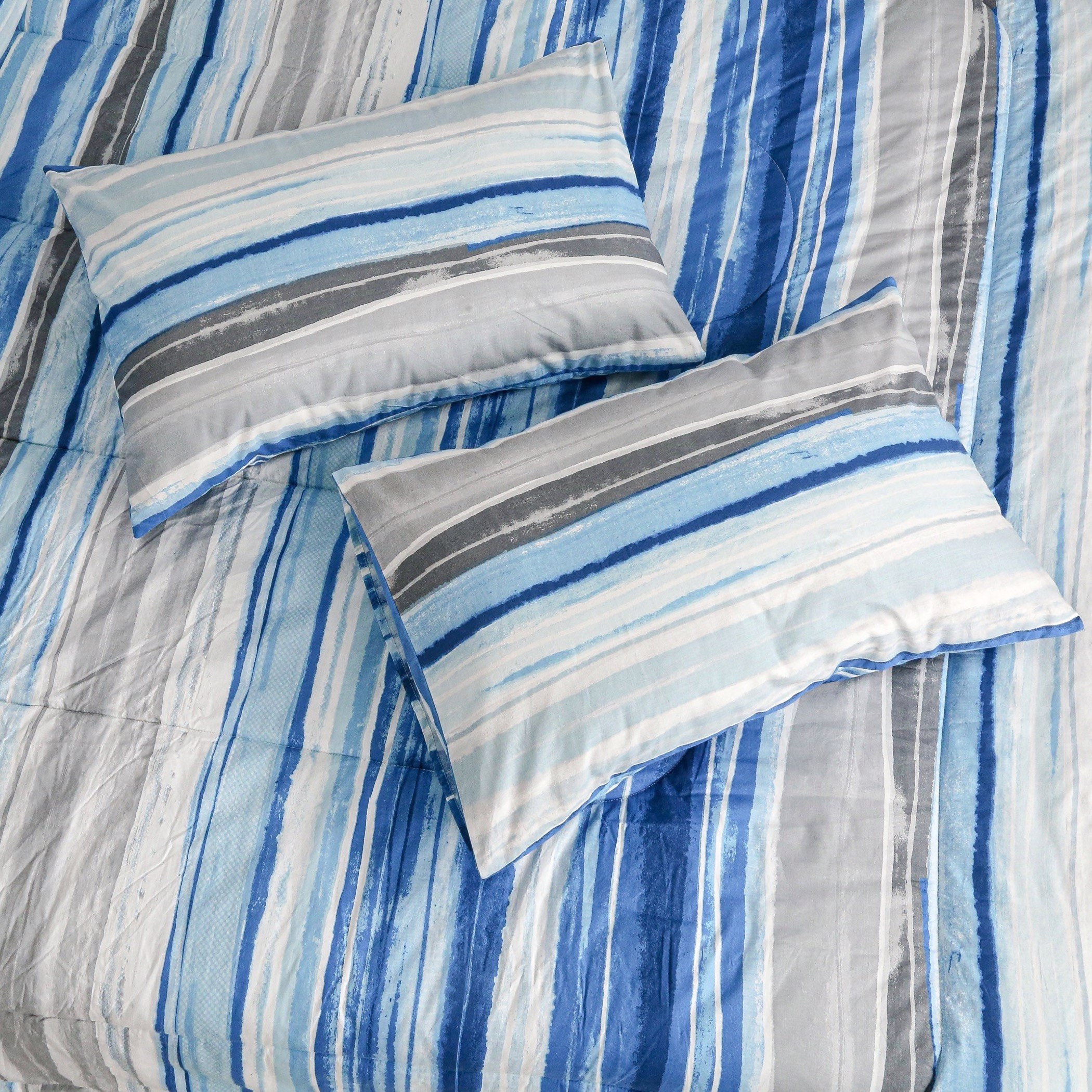 Madison Eva 3-Piece Twin Cotton Printed Comforter Set - 160x220 cm-hbxhomeware-hbxdecorandfurnishings-image-2