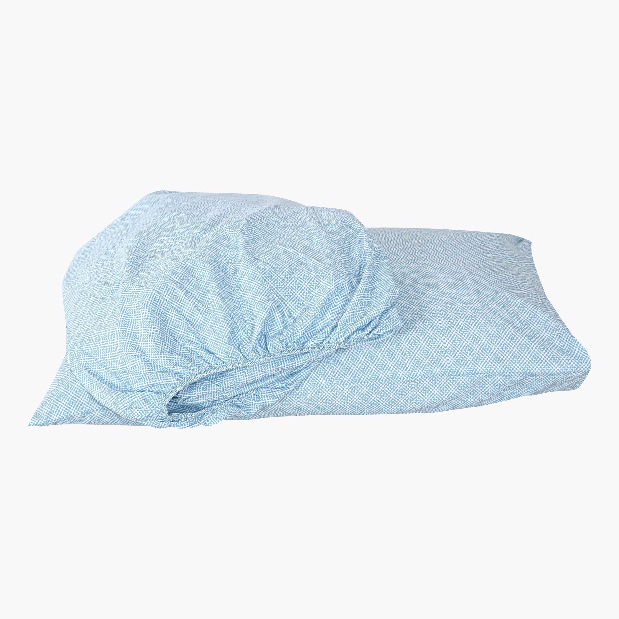 Madison Eva Twin Printed Cotton Fitted Sheet - 120x200+25 cm-hbxhomeware-hbxbedroom-image-4