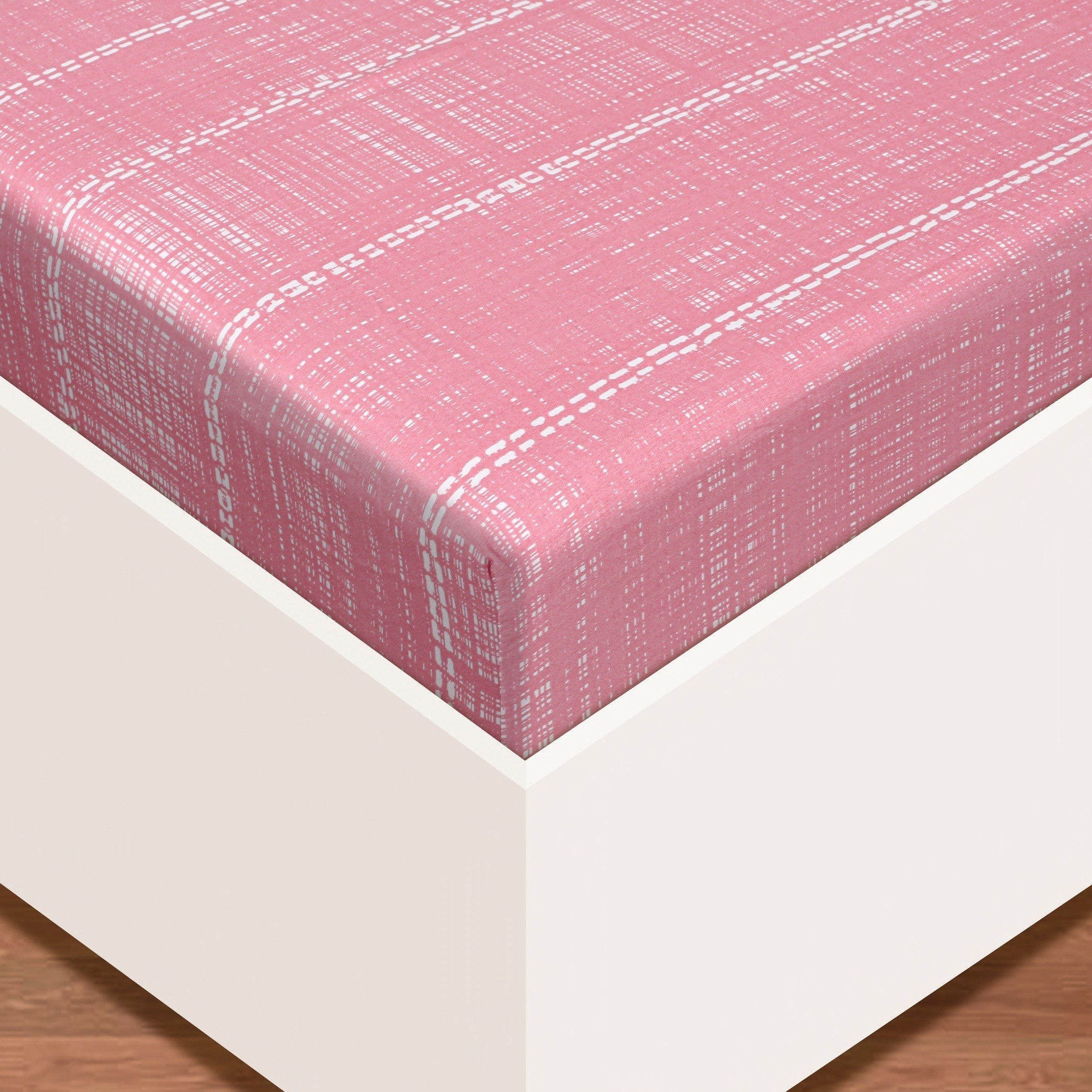 شرشف مطّاطي كينج قطني بطبعات من هاوستون فيرا - 180x200+25 سم-hbxhomeware-hbxbedroom-image-2