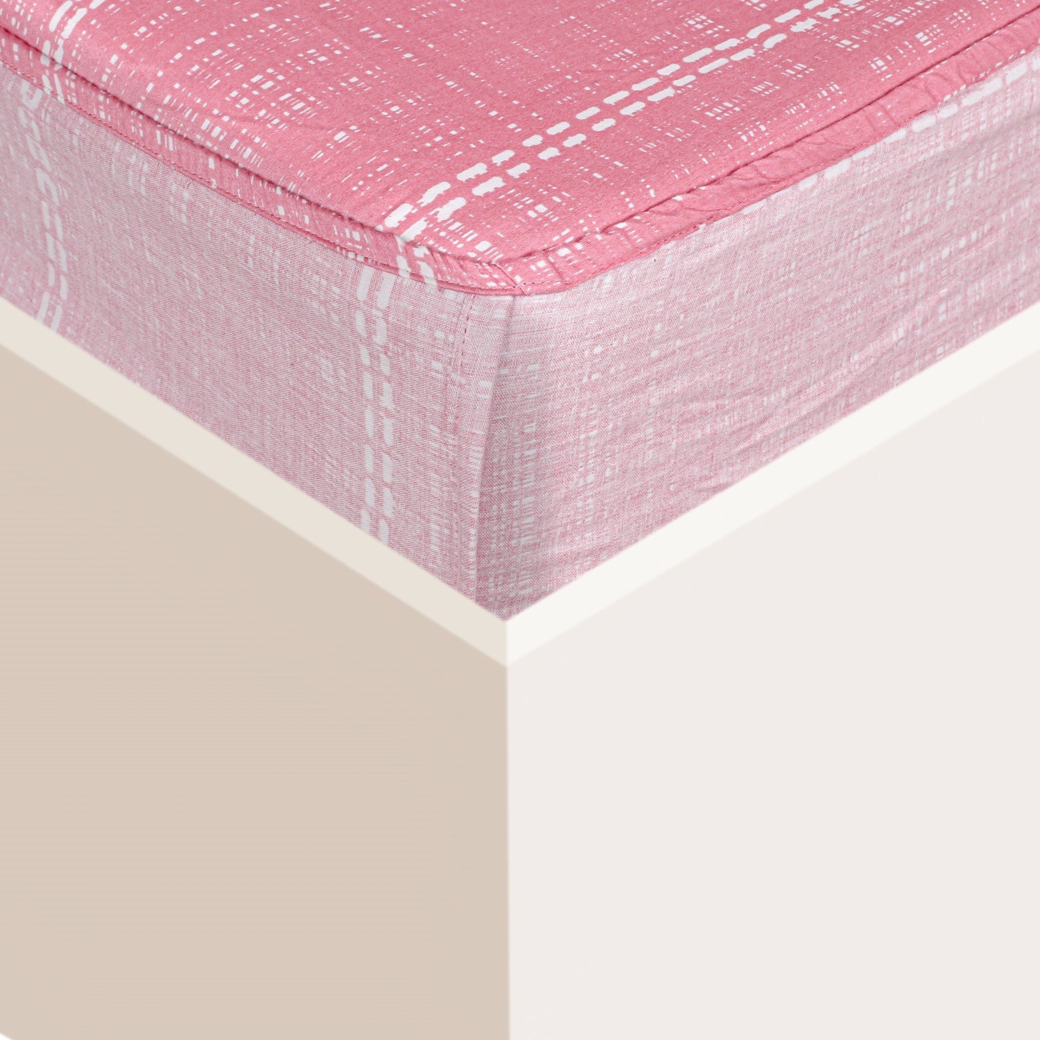 شرشف مطّاطي كينج قطني بطبعات من هاوستون فيرا - 180x200+25 سم-hbxhomeware-hbxbedroom-image-3