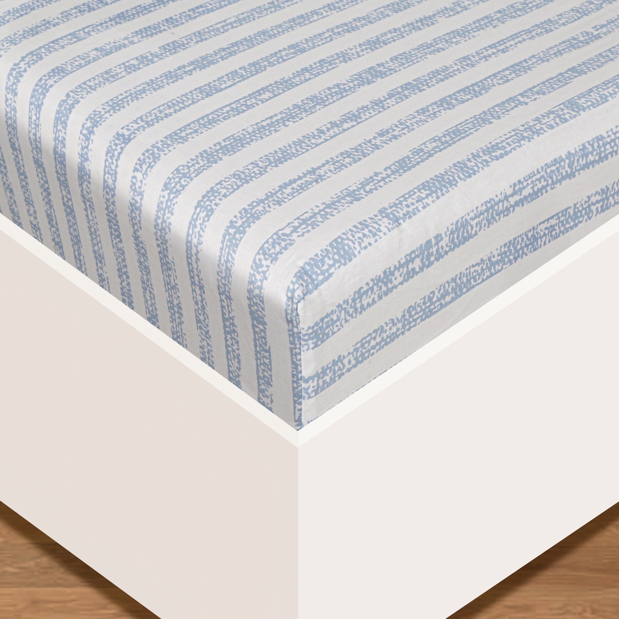 شرشف مطاطي سوبر كينج قطن بطبعات من هيوستن فابيو - 200x200+25 سم-hbxhomeware-hbxbedroom-image-2