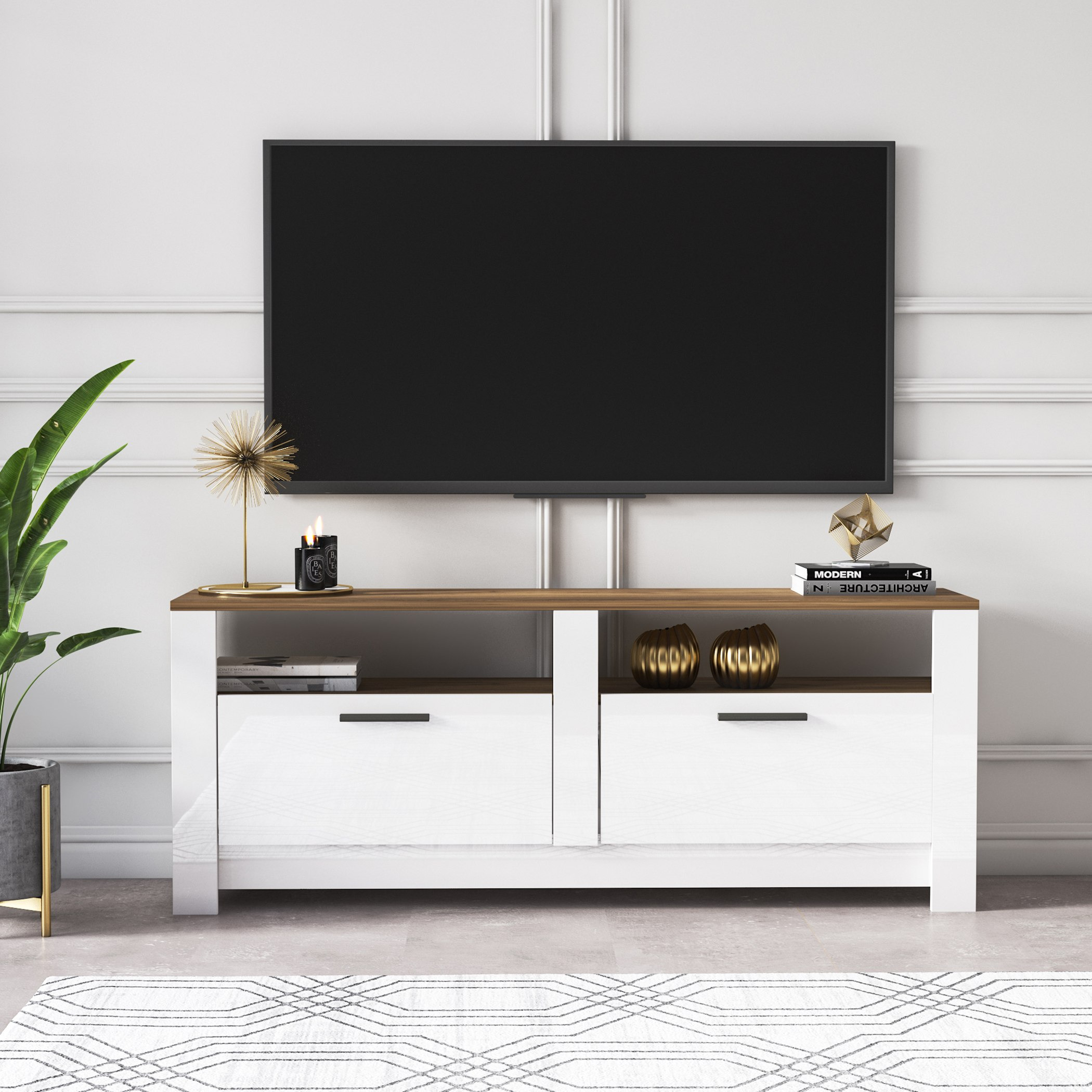وحدة تليفزيون للتلفزيونات حتى 55 بوصة من جرادو-hbxlivingroom-mediaunitsandstorage-tvunits-image-1