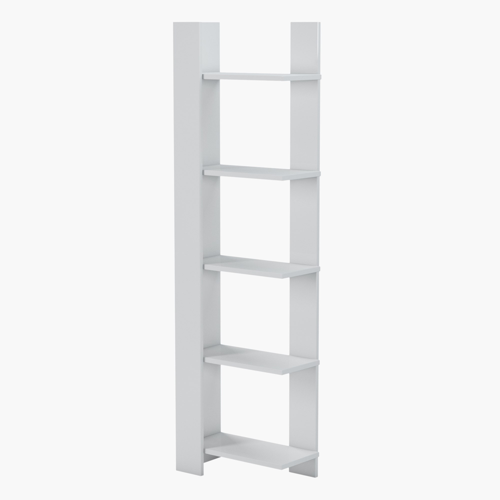 Niva 4-Tier Corner Bookcase-hbxfurniture-office-bookcases-image-4