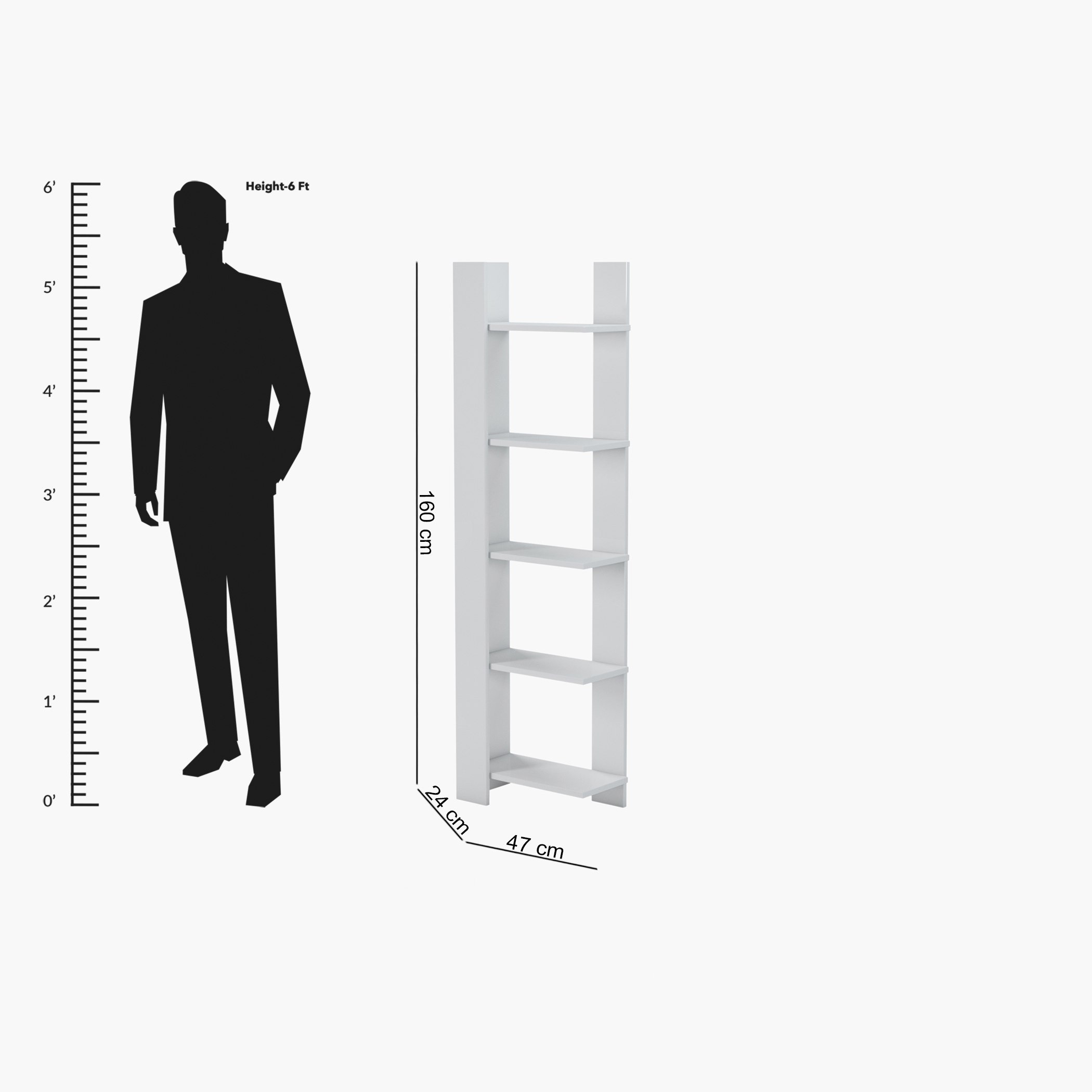 Niva 4-Tier Corner Bookcase-hbxfurniture-office-bookcases-image-8