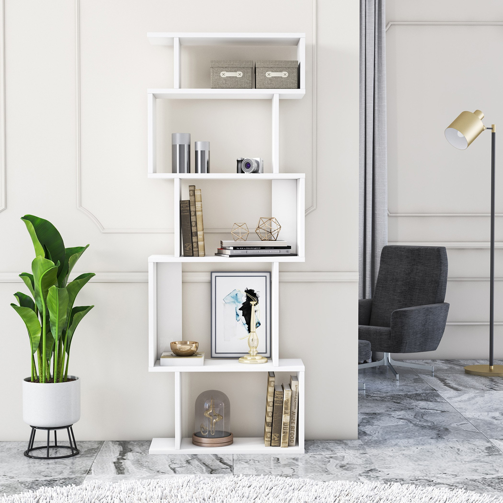 Cross-Cut Bookcase-hbxfurniture-office-bookcases-image-1
