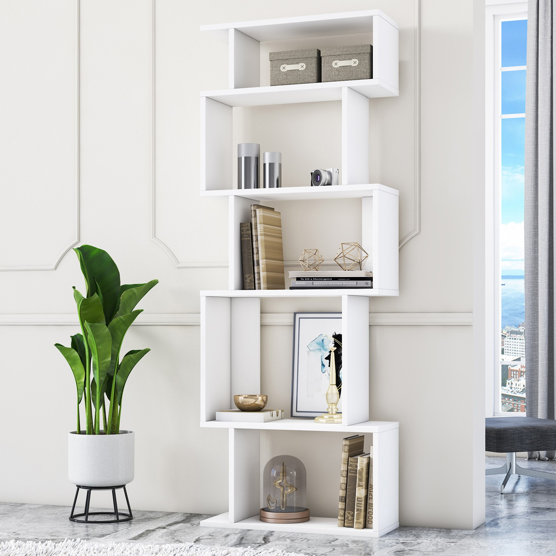 Cross-Cut Bookcase-hbxfurniture-office-bookcases-image-2