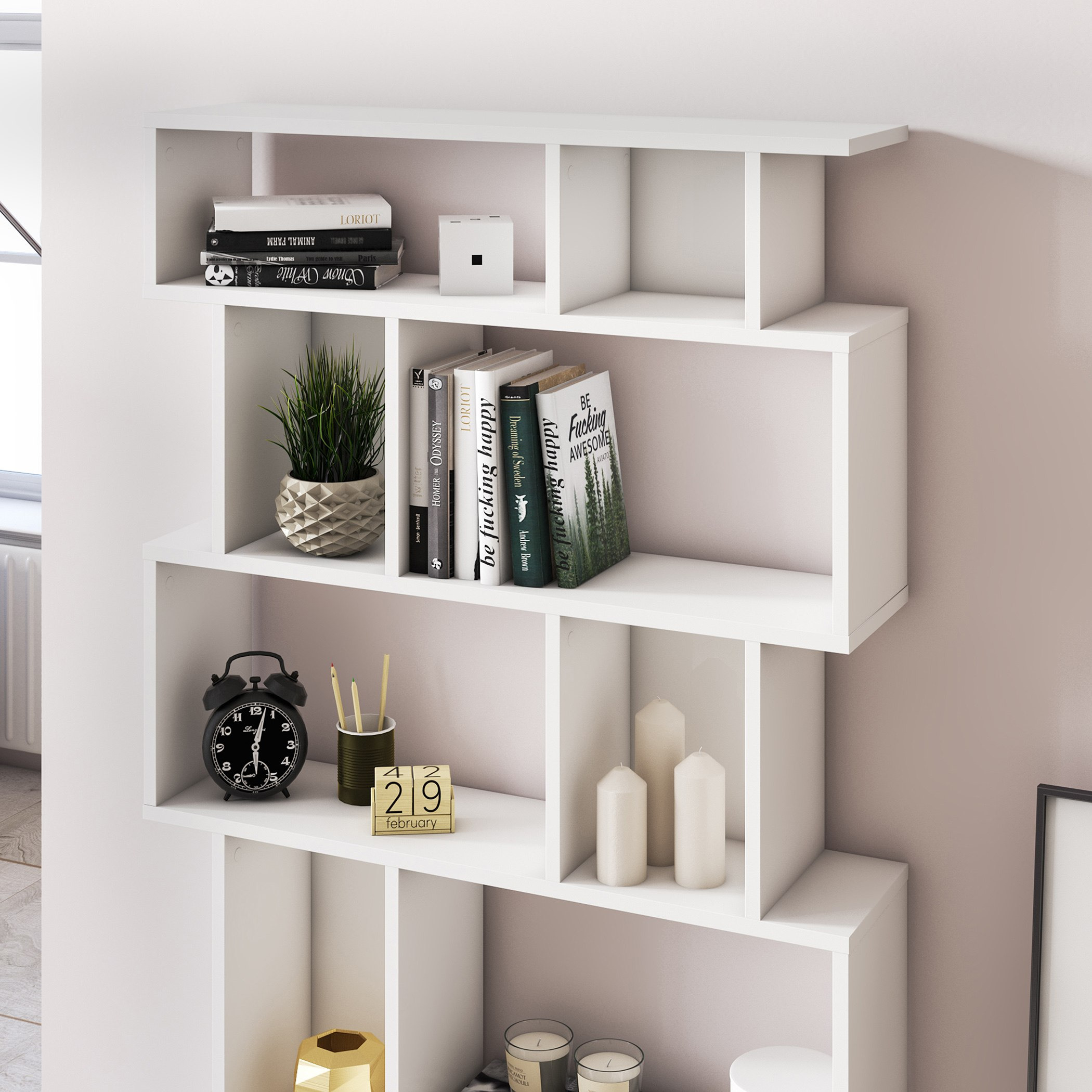 Cross-Cut Wide Bookcase-hbxfurniture-office-bookcases-image-7