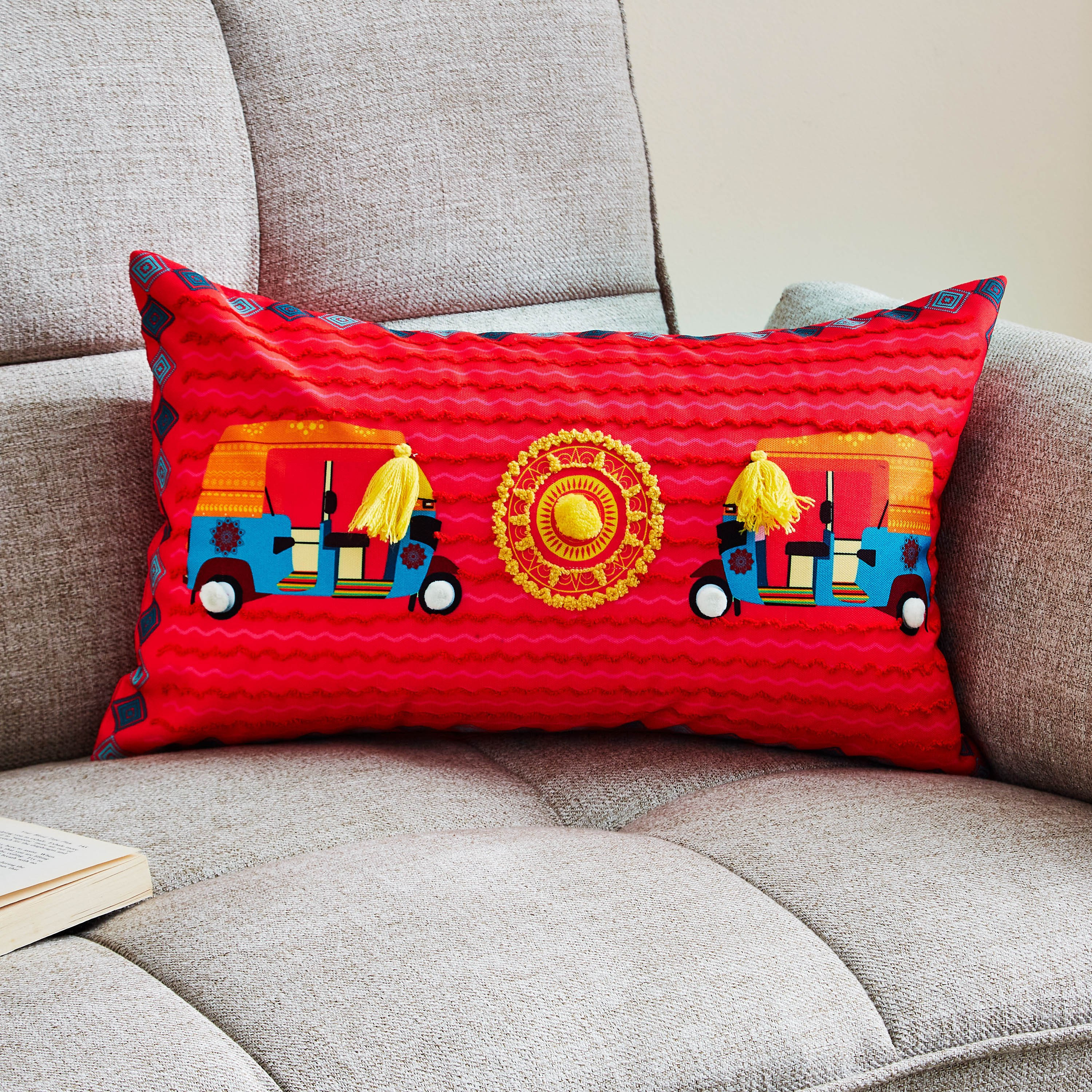 وسادة محشوة من إندي فايب - 30x50 سم-hbxlivingroom-furnishings-cushionsandcovers-filledcushions-image-1
