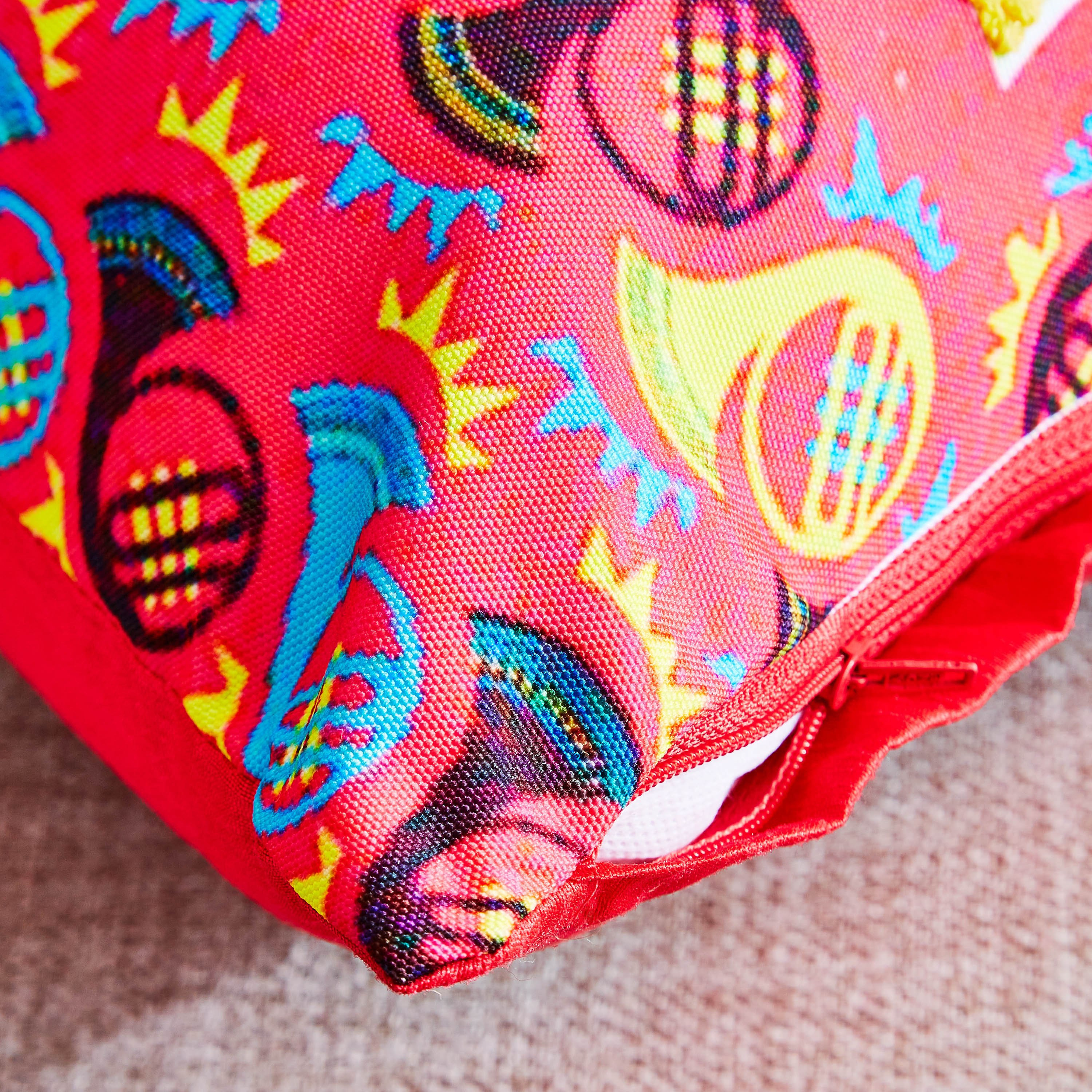 Indie Vibe Horn Filled Cushion - 30x50 cm-hbxlivingroom-furnishings-cushionsandcovers-filledcushions-image-3