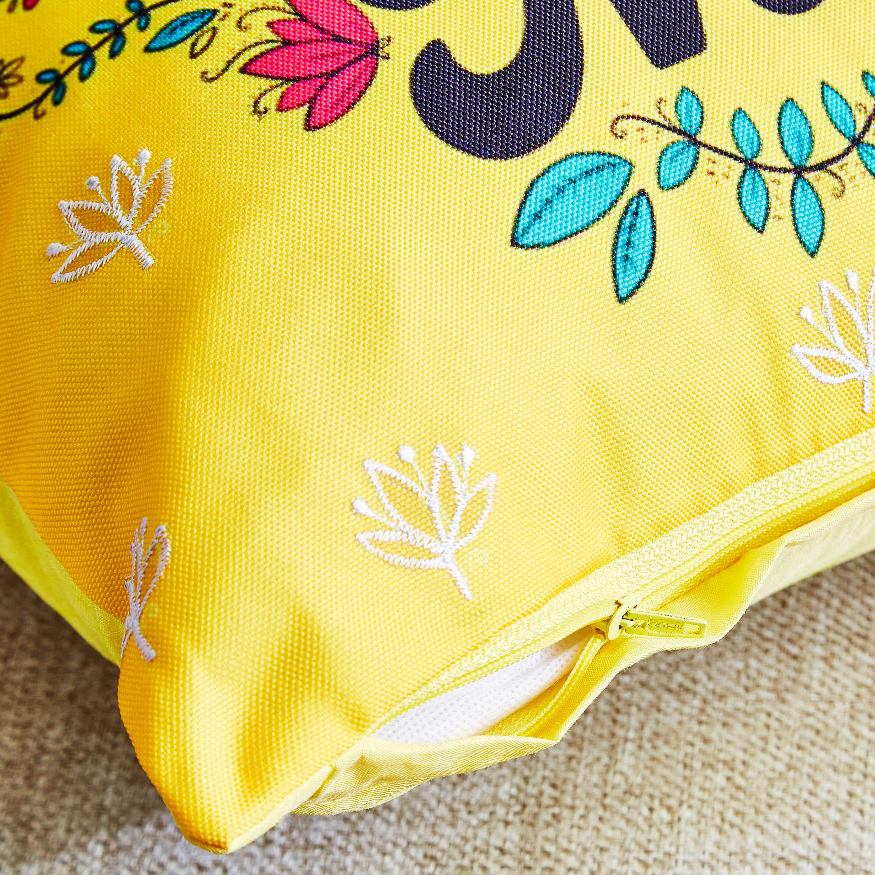 Indie Vibe Life Filled Cushion - 40x40 cm-hbxlivingroom-furnishings-cushionsandcovers-filledcushions-image-3