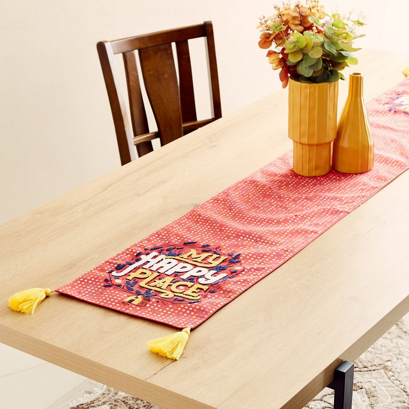 Indie Vibe Happy Runner - 33x180 cm-Table Linens-image-0