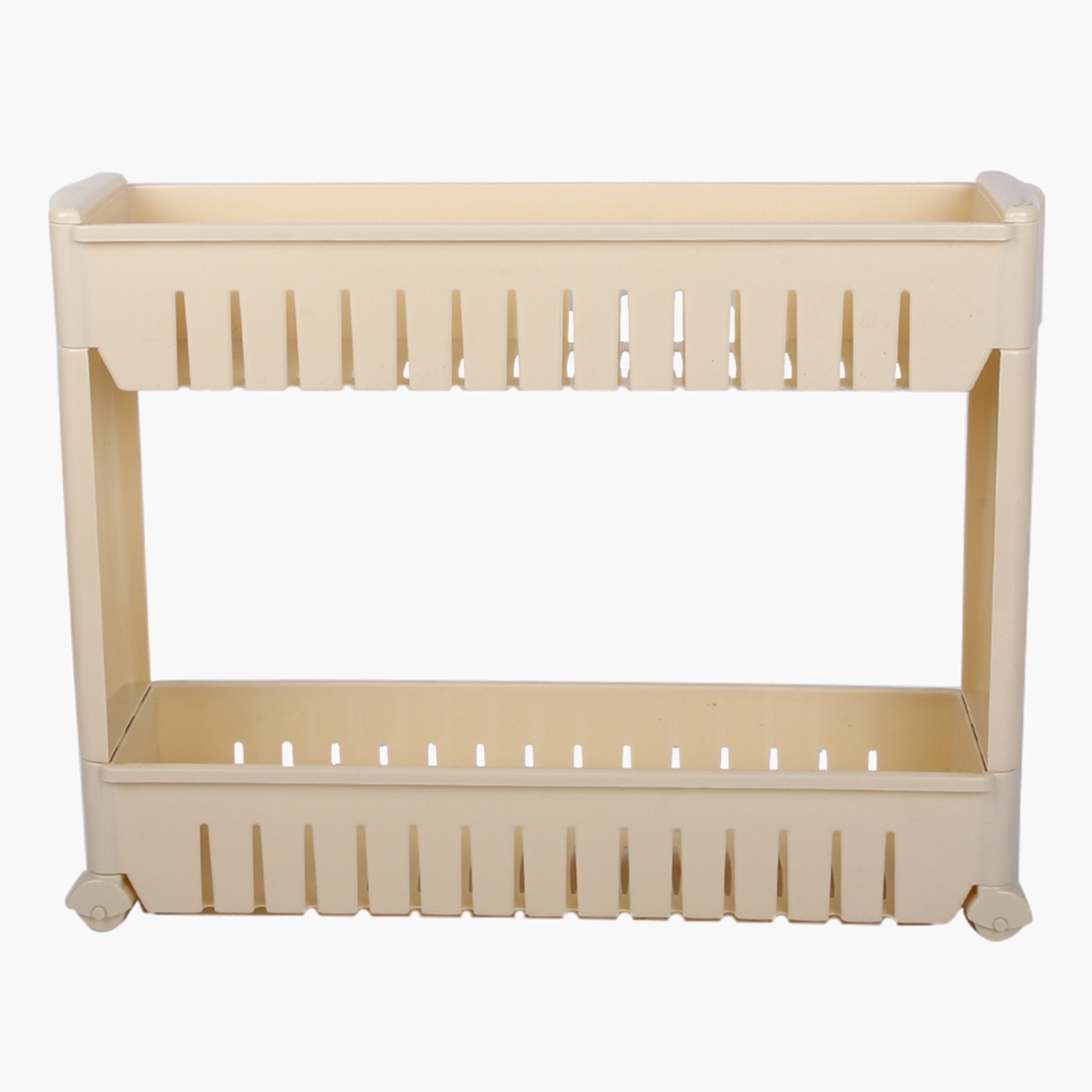عربة ترولي سليم بطابقين وعجلات من إليت - 54x123x41 سم-hbxhomeware-hbxkitchen-image-2