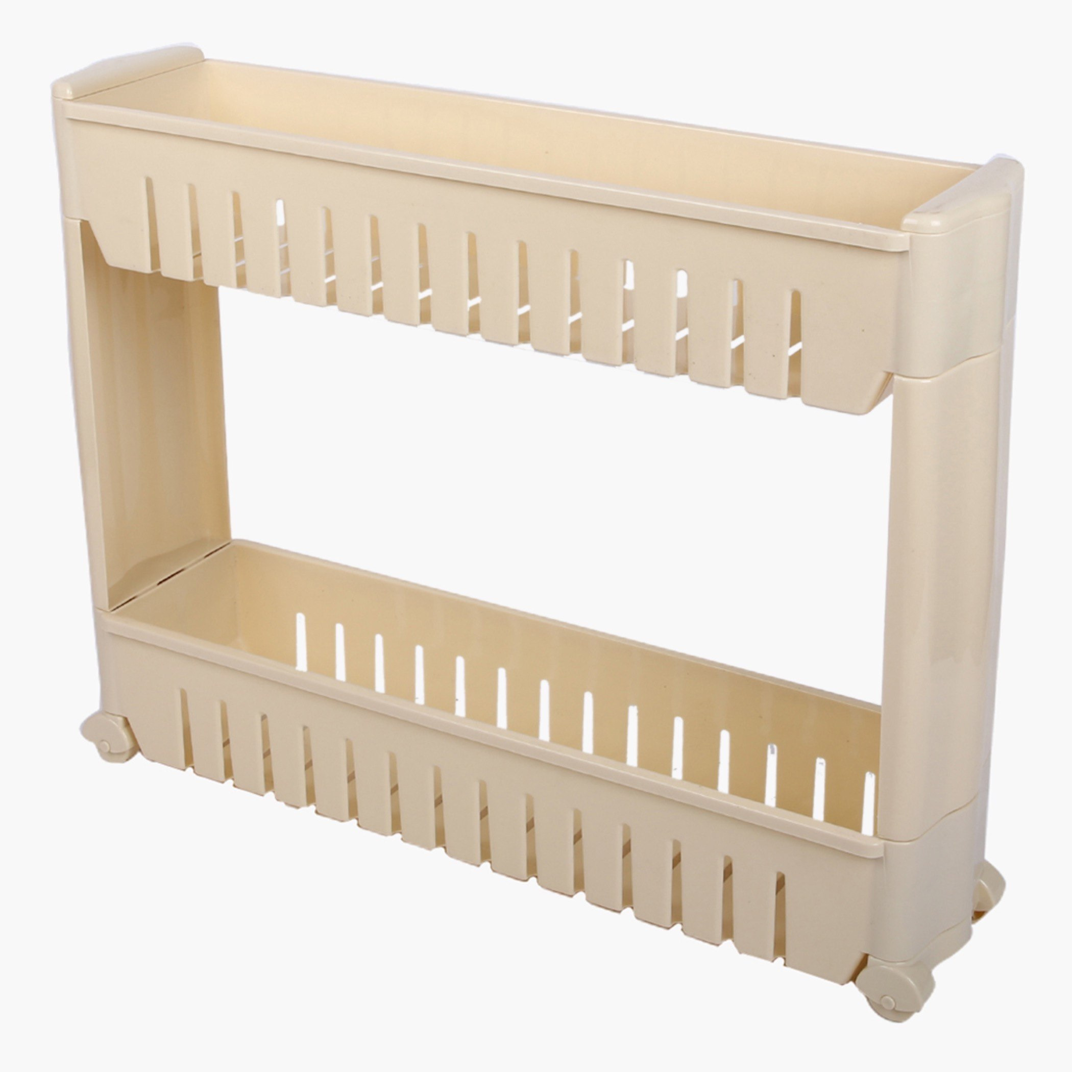 عربة ترولي سليم بطابقين وعجلات من إليت - 54x123x41 سم-hbxhomeware-hbxkitchen-image-4