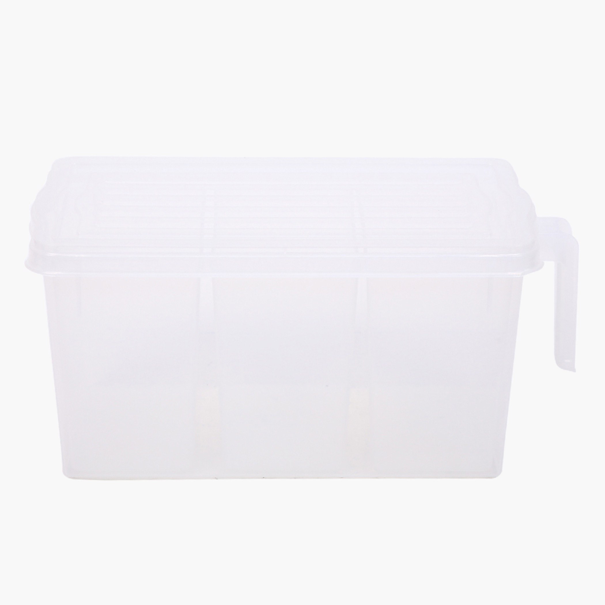 Elite 3-Compartment Stackable Storage Box with Handle - 32x16x16 cm-hbxhomeware-hbxkitchen-image-2
