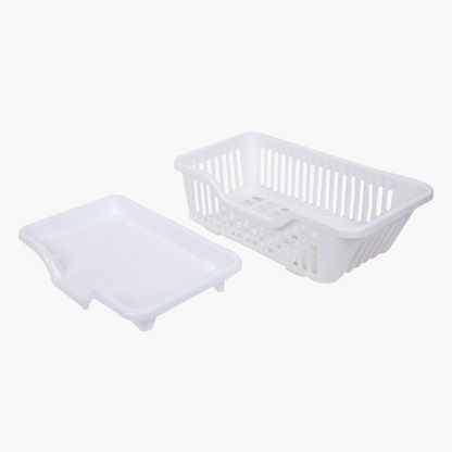 Elite Dish Drainer with Cutlery Holder - 44x22x17 cms