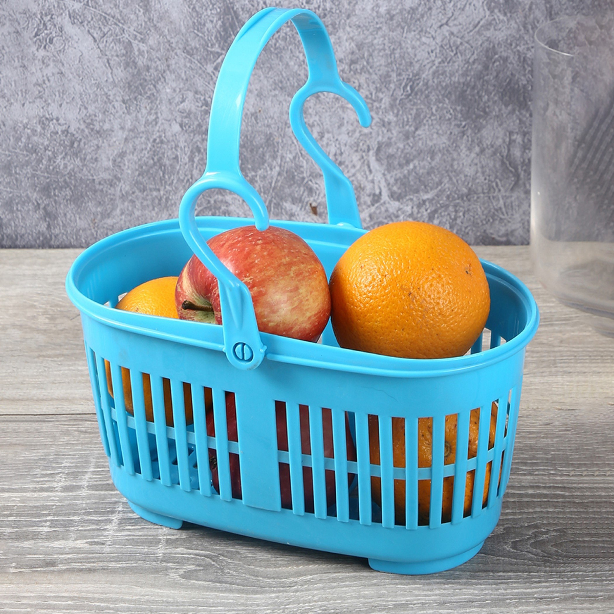 سلة مشابك محمولة إيليت - 21× 11×12 سم-hbxhomeware-storageandorganization-kitchenandfridgeorganisers-image-1