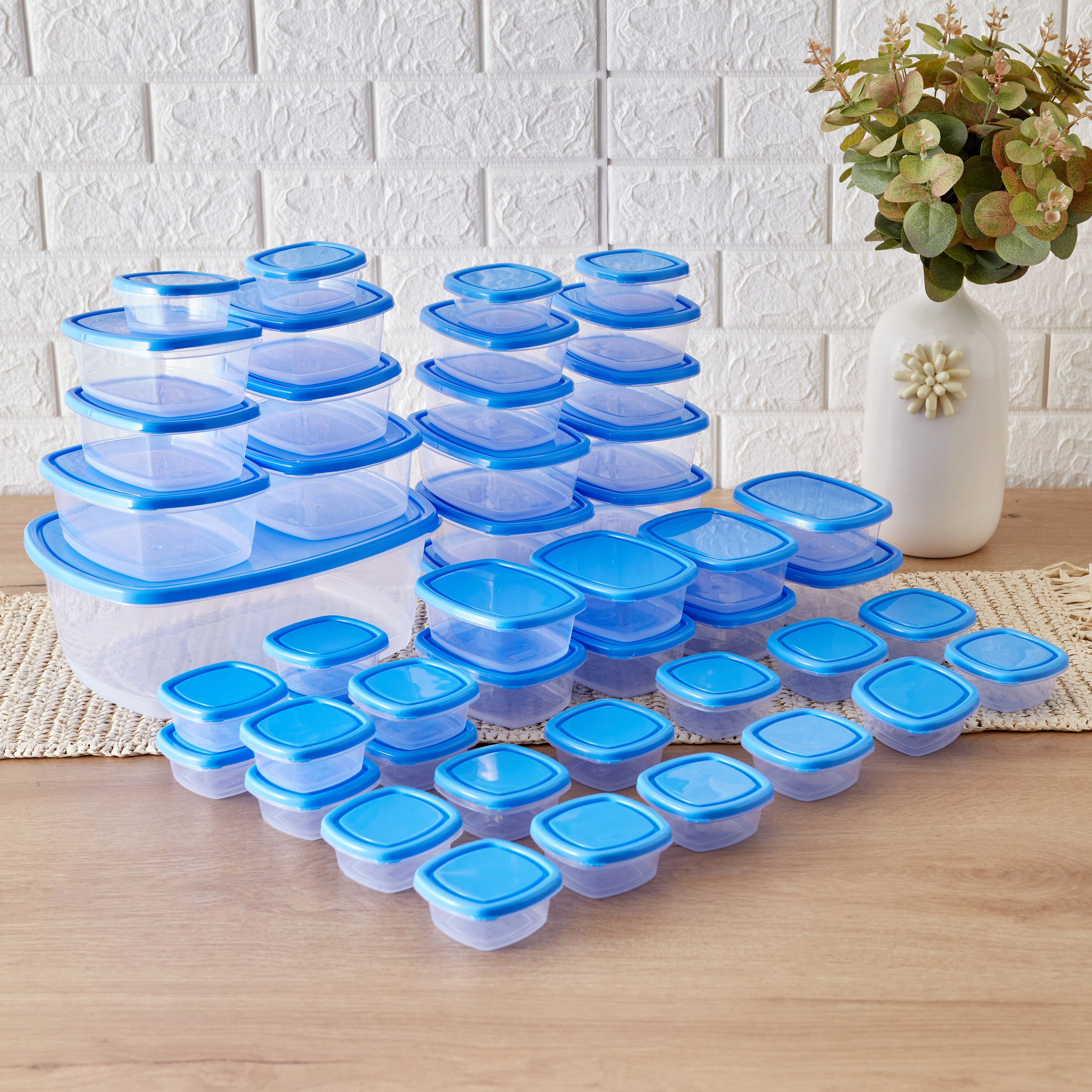 طقم تخزين طعام بالثلاجة مسطح من سبيكترا - 98 قطعة-hbxhomeware-hbxkitchen-image-1