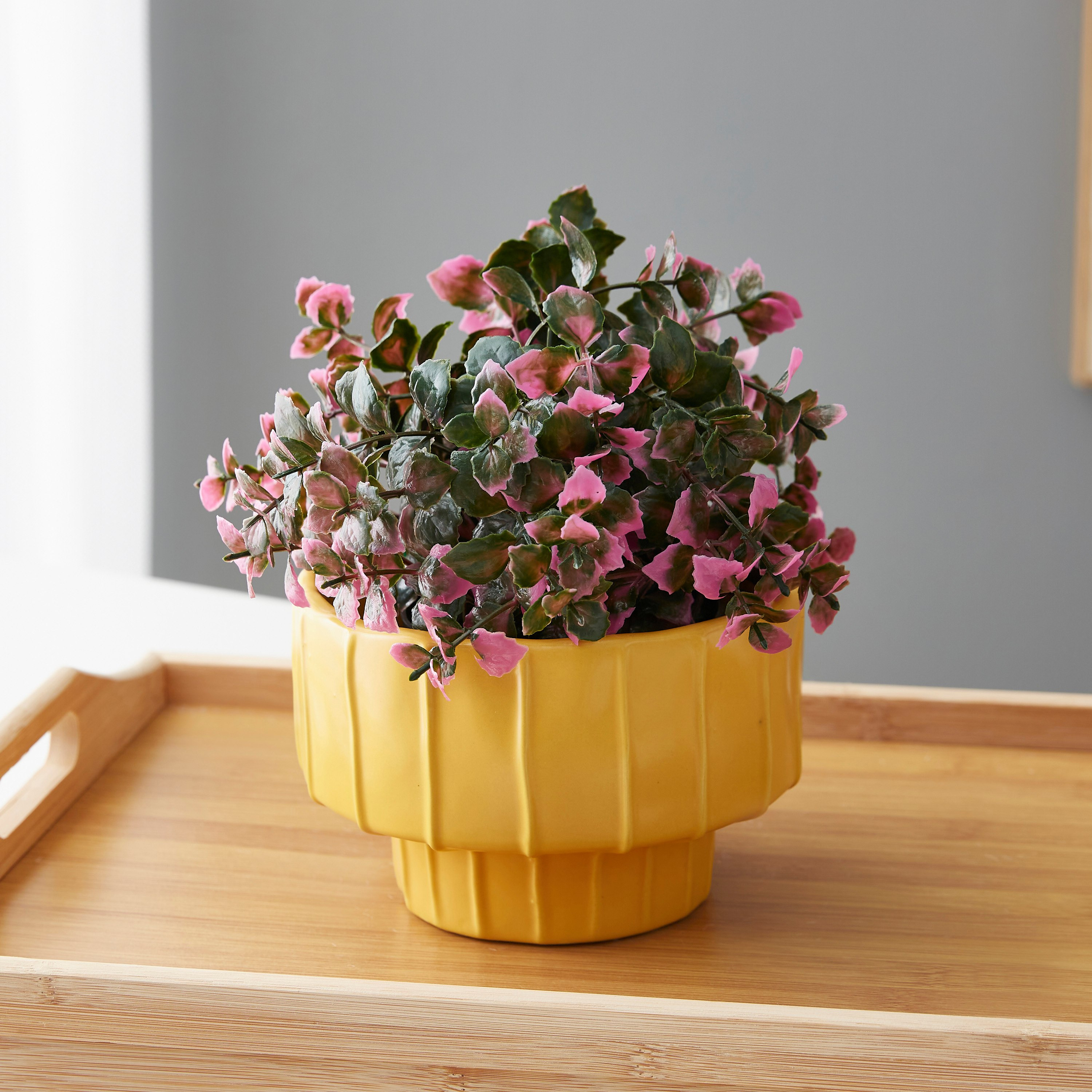 مزهرية أفقية سيراميك من سانسا - 15.5 × 15.5 × 10.5 سم-hbxbedroom-decorandaccessories-vases-image-1