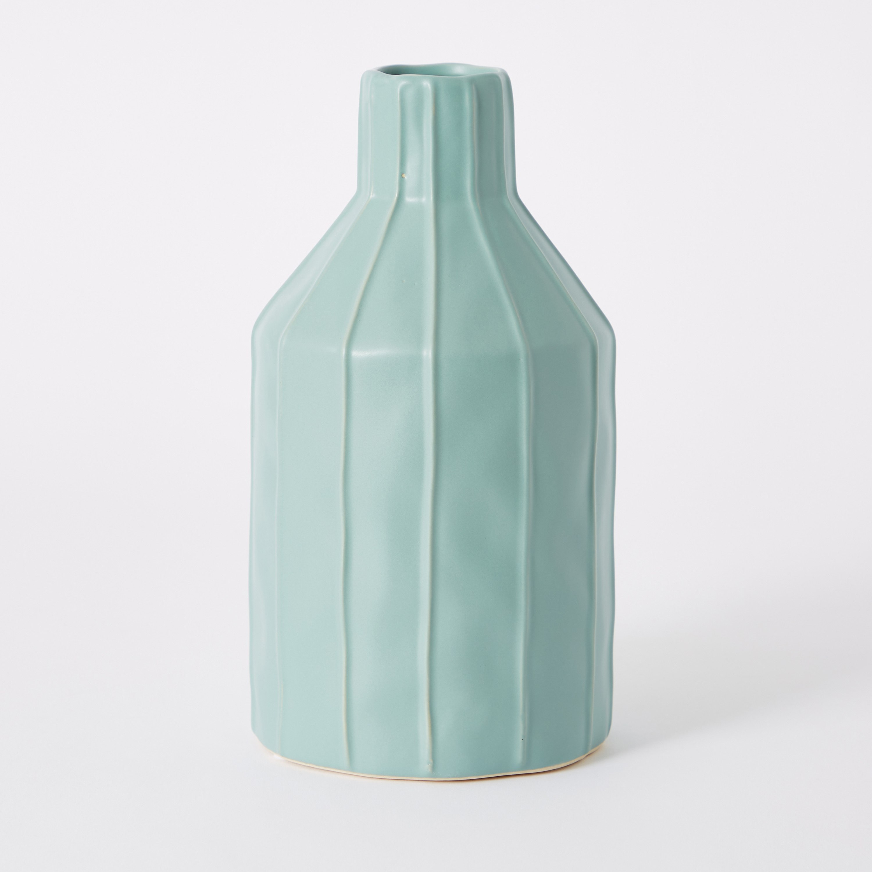 مزهرية بشكل قارورة سيراميك من سانسا - 14.5x14.5x25  سم-hbxbedroom-decorandaccessories-vases-image-5