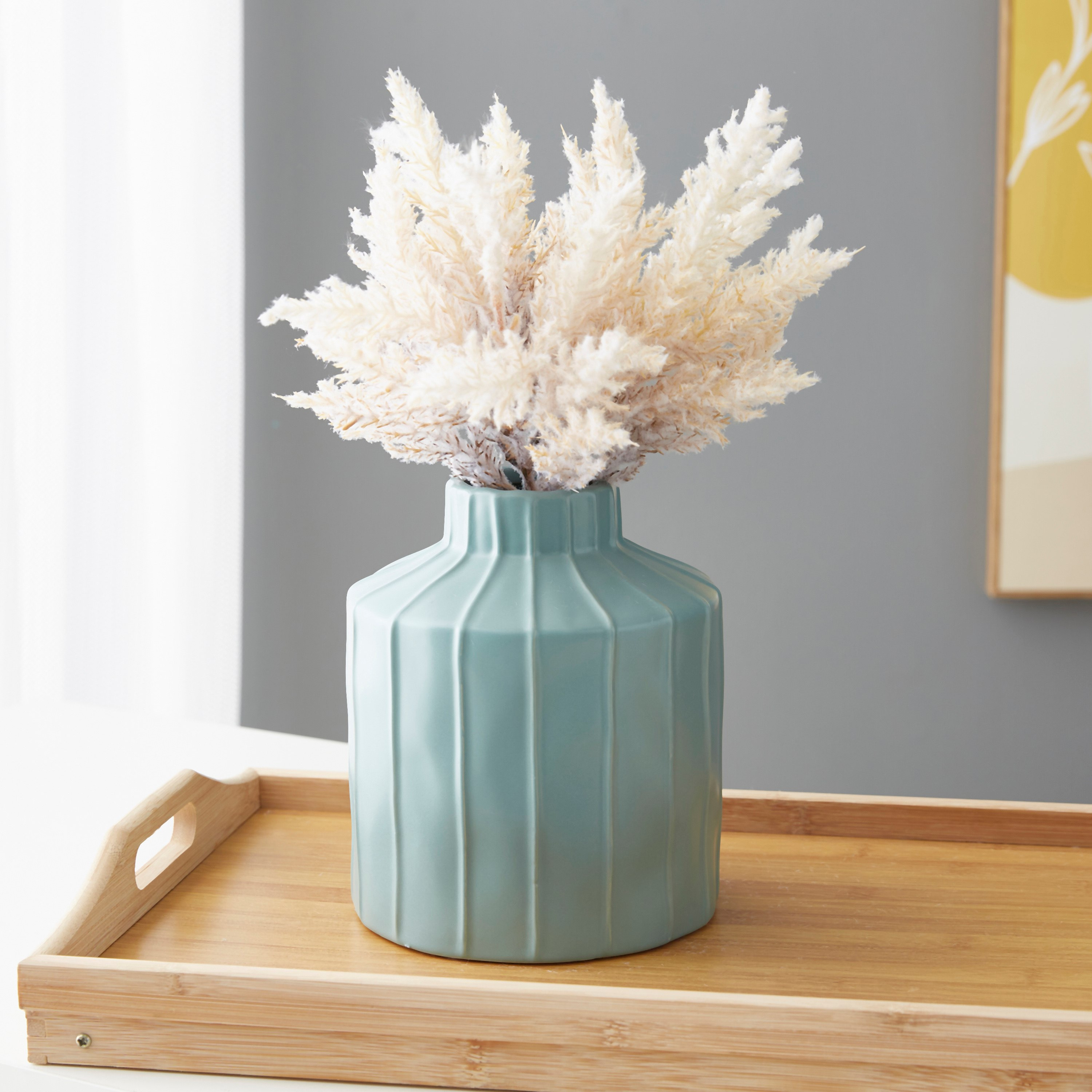 مزهرية سيراميك من سانسا - 15.5x15.5x19 سم-hbxbedroom-decorandaccessories-vases-image-1