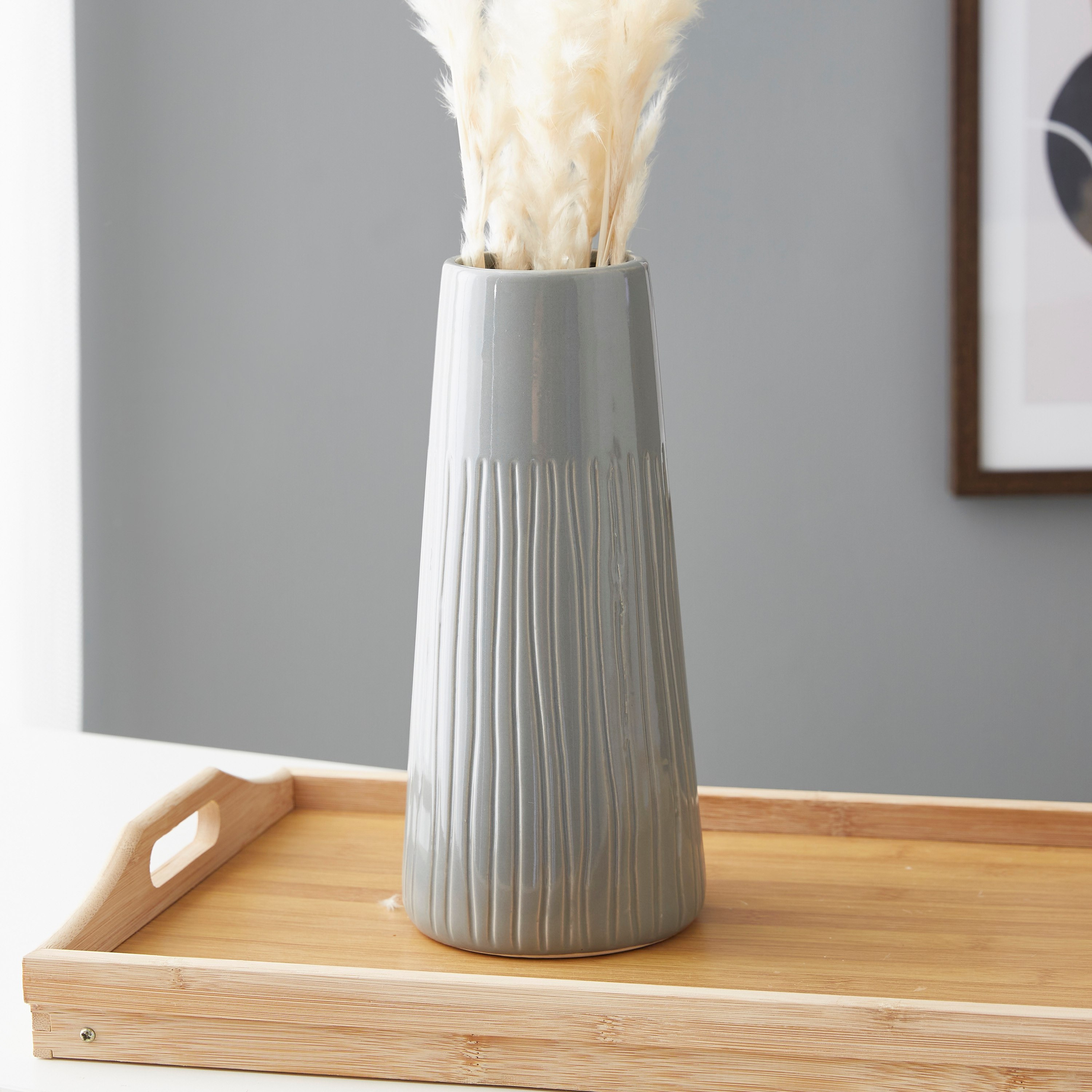 مزهرية سيراميك من سانسا - 12.5x12.5x27.5  سم-hbxbedroom-decorandaccessories-vases-image-1